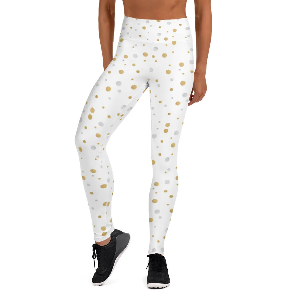 Golden Dot Yoga Leggings