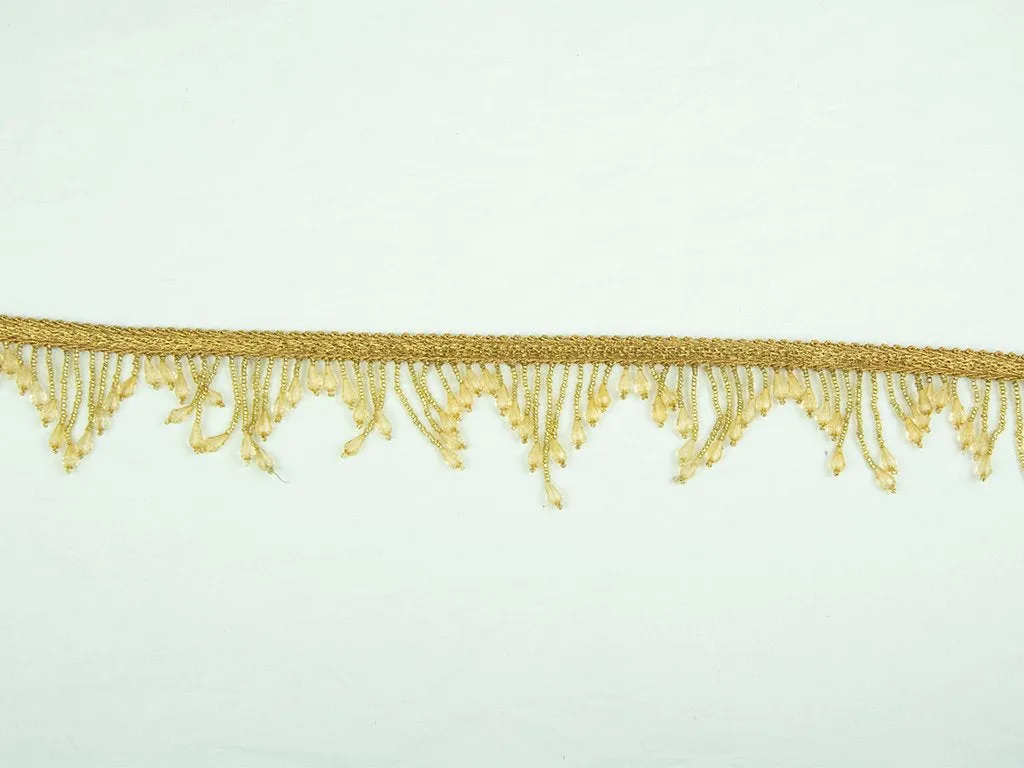 Golden Yellow Designer Beaded Laces