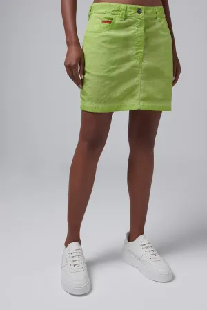 Green Classic Bomber Skirt