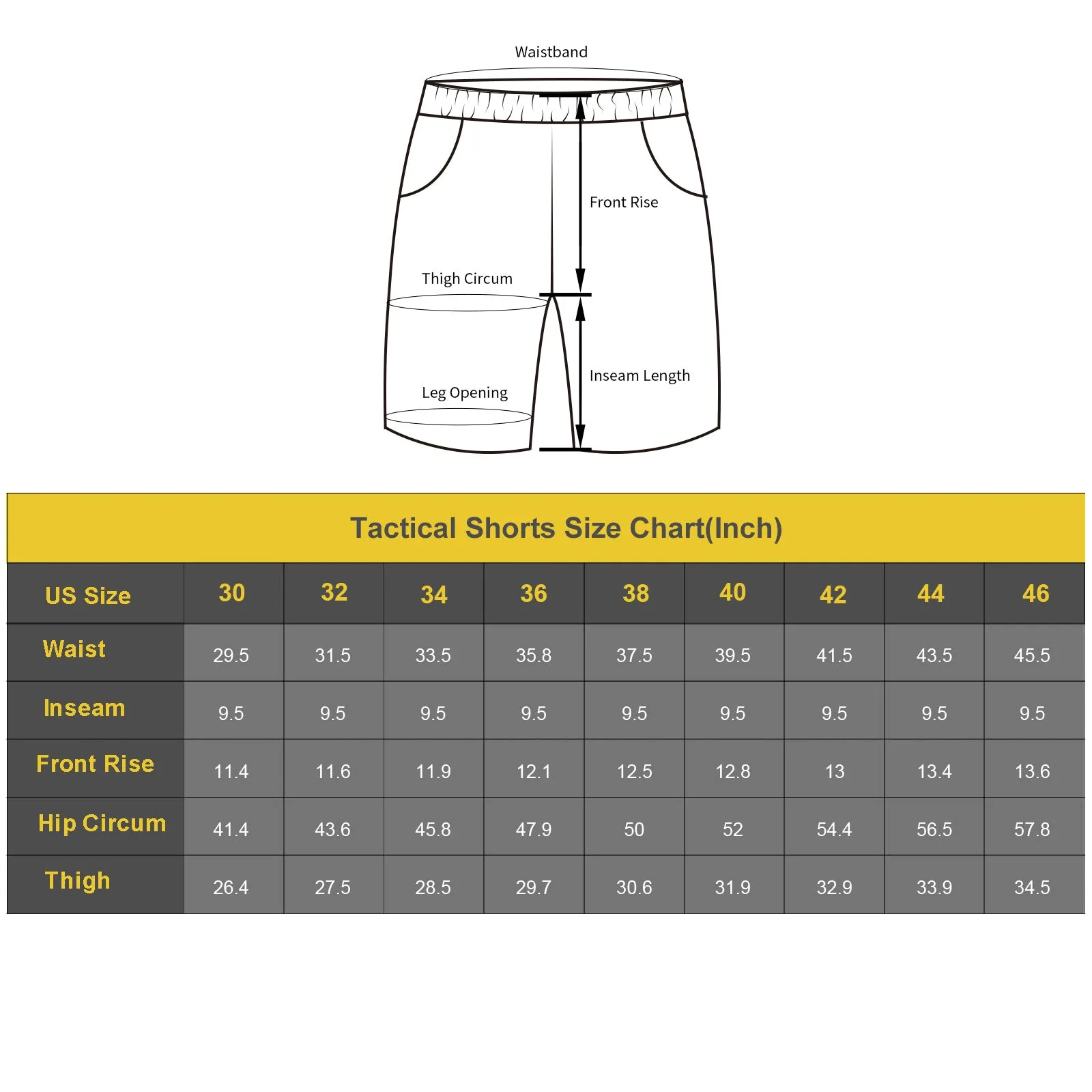 HARDLAND Men's Tactical Cargo Shorts