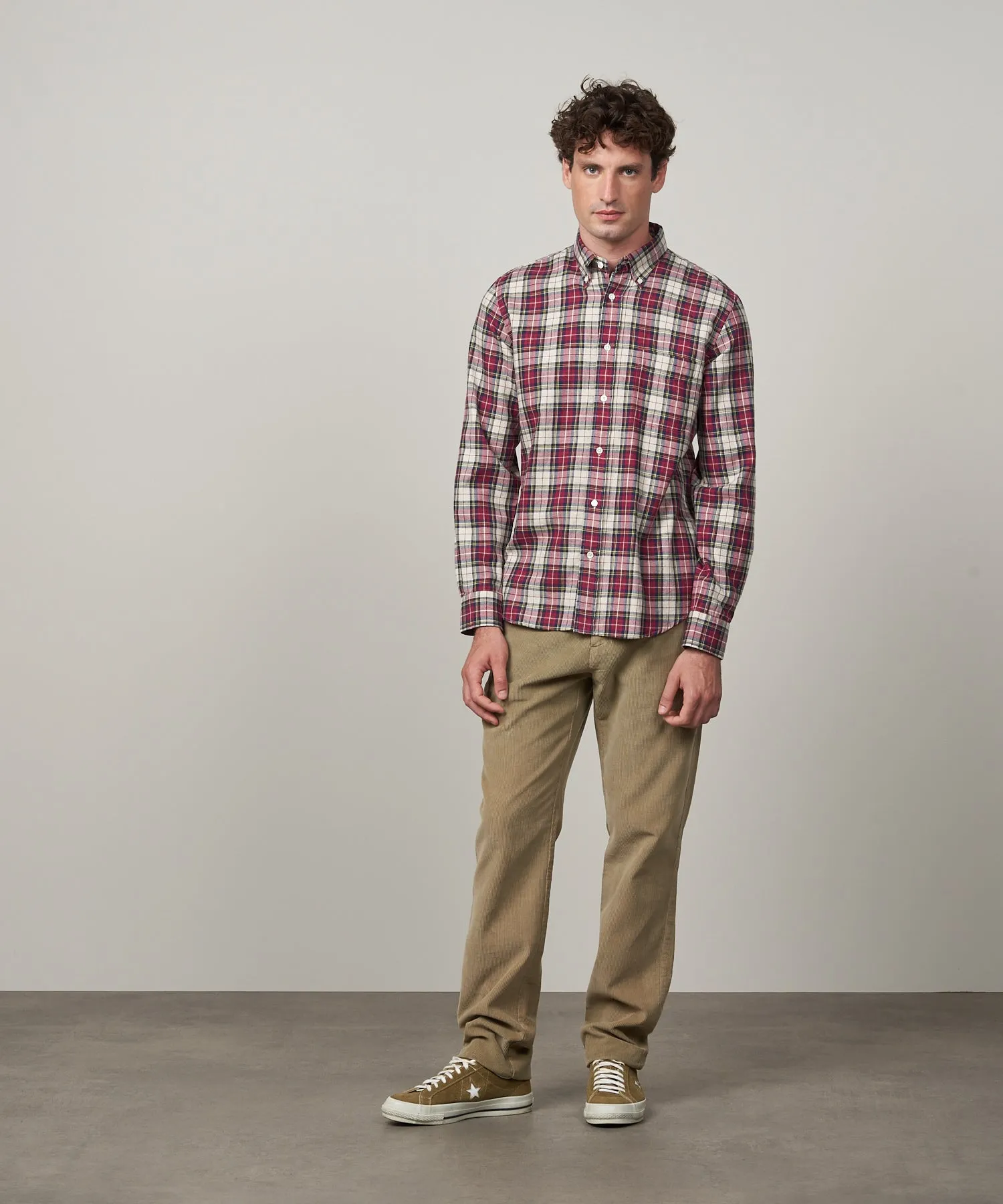 Hartford Pitt Flannel Red