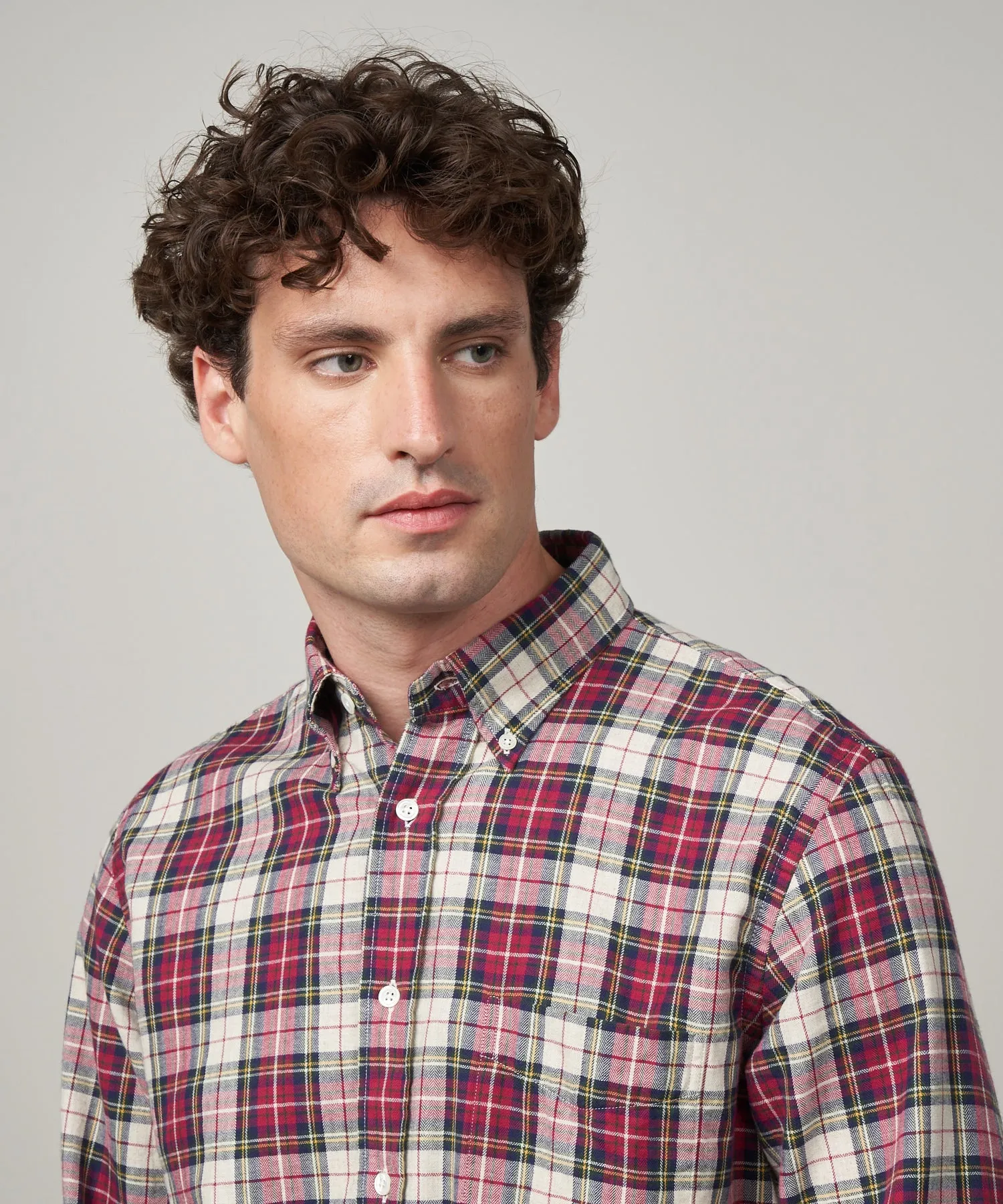 Hartford Pitt Flannel Red