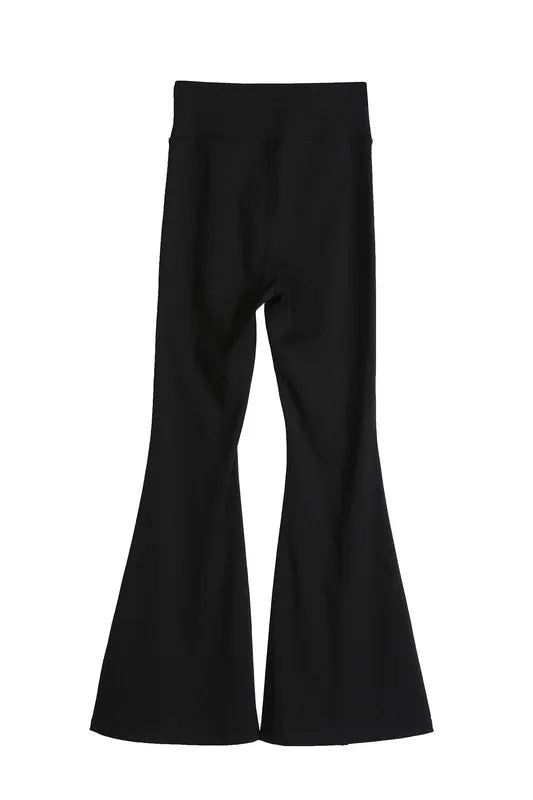 High Waist Flutter Leggings