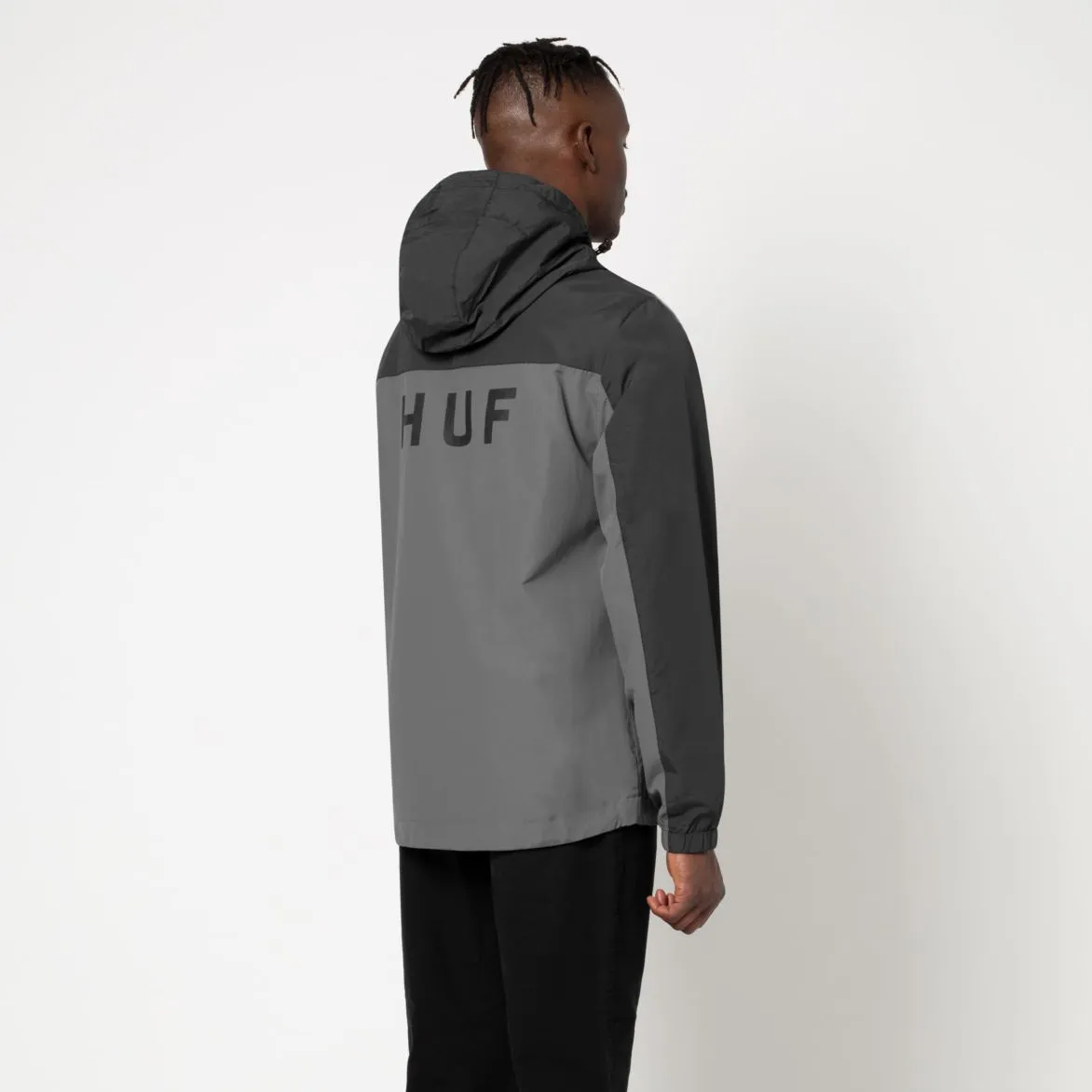 HUF STANDARD SHELL 3 JACKET BLACK/GREY