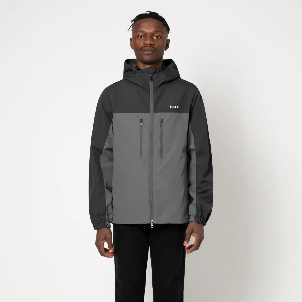 HUF STANDARD SHELL 3 JACKET BLACK/GREY