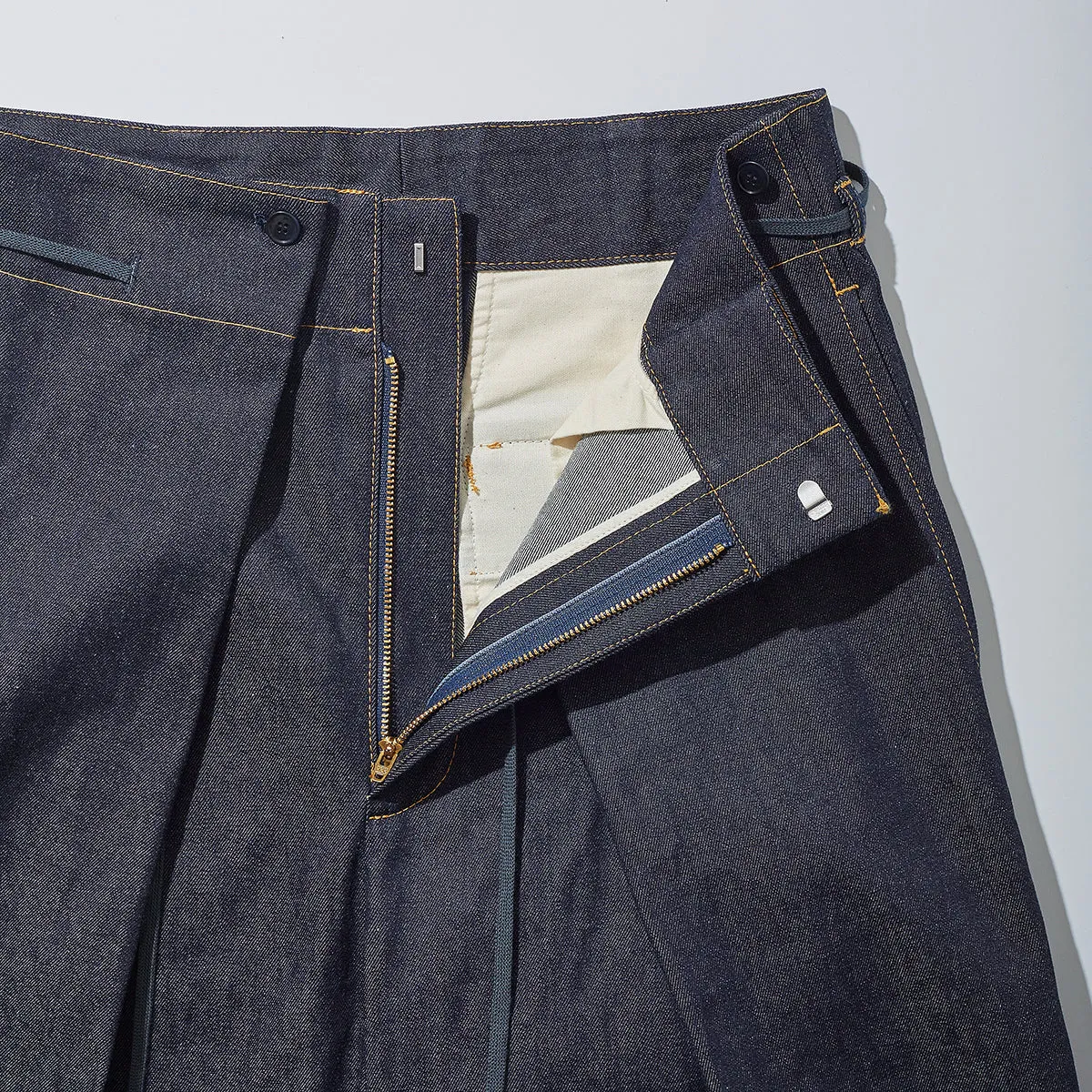 Indigo Denim Hakama Trousers