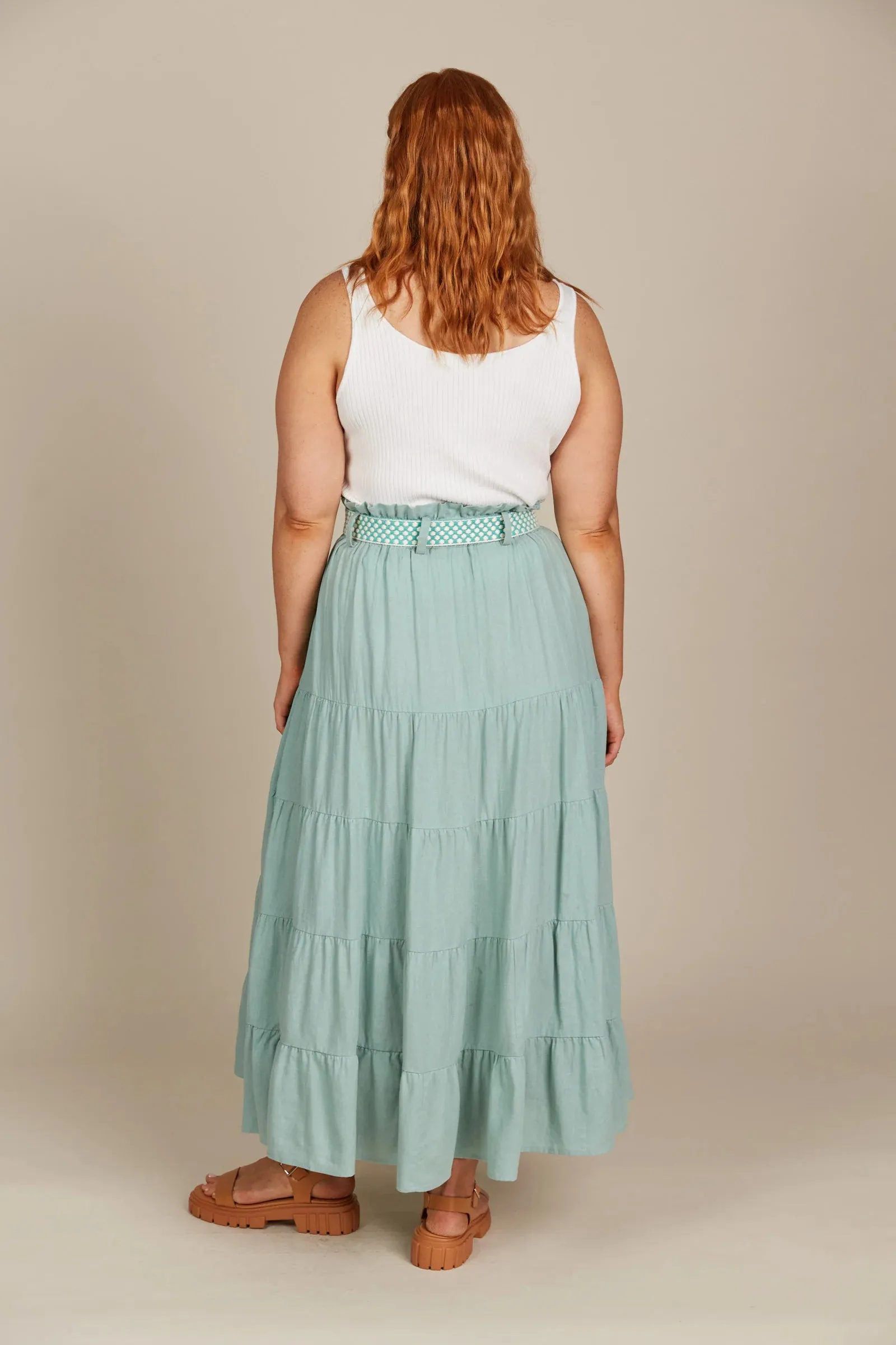 Isle of Mine 'Amelie Maxi Skirt' - Seafoam