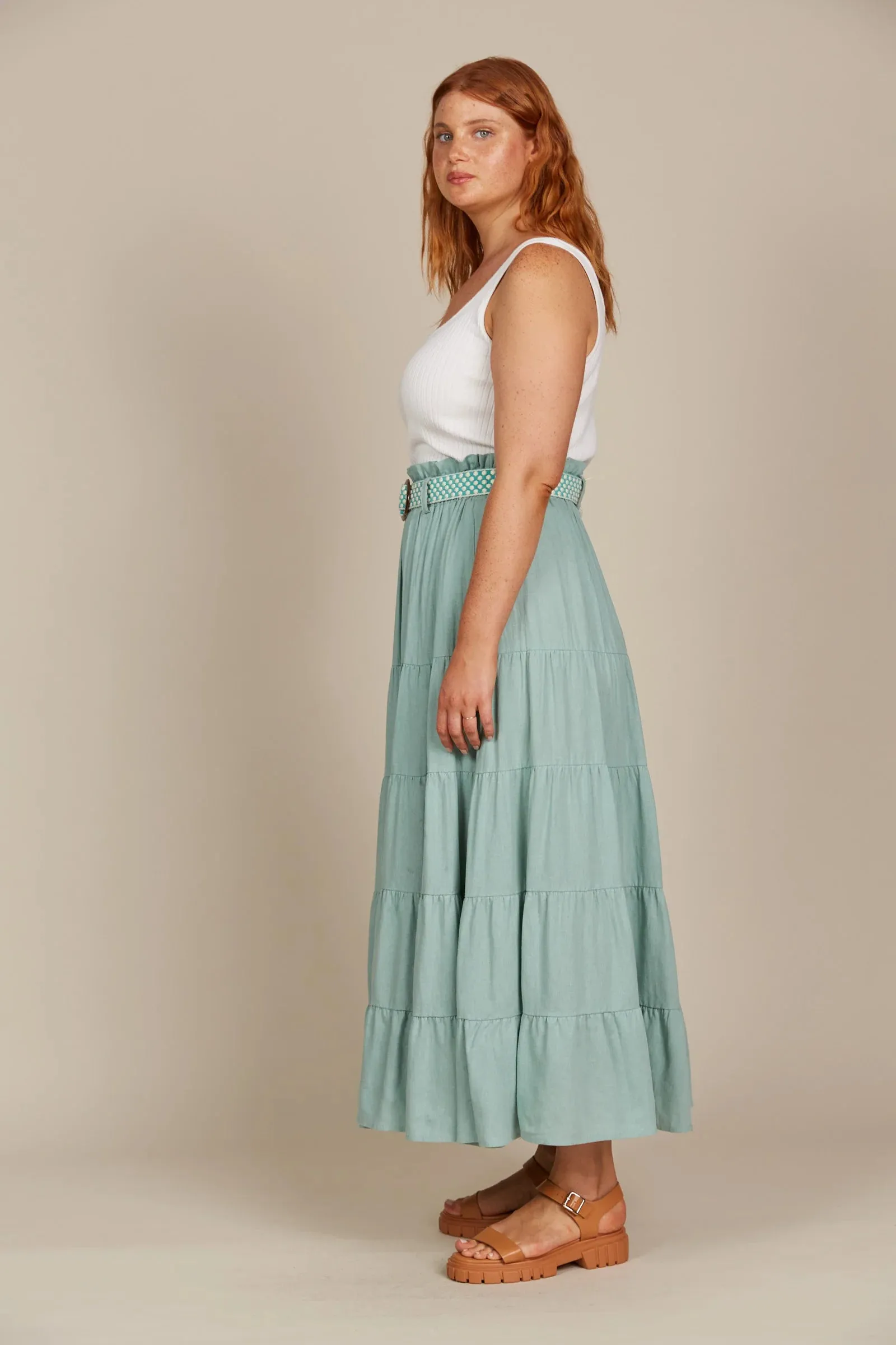 Isle of Mine 'Amelie Maxi Skirt' - Seafoam