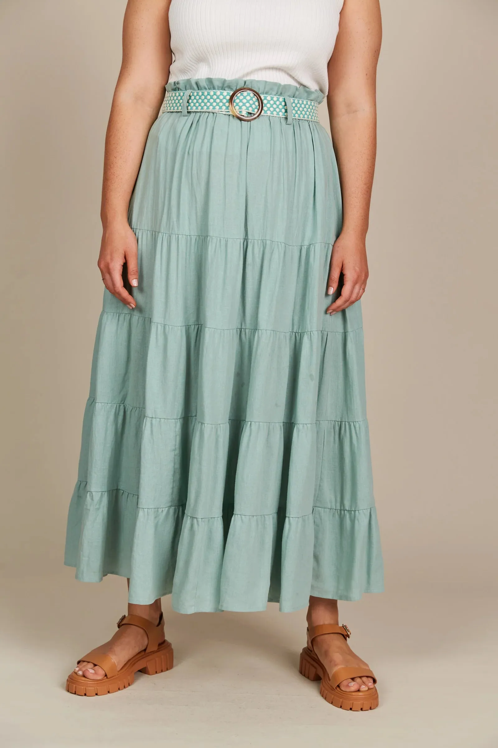Isle of Mine 'Amelie Maxi Skirt' - Seafoam