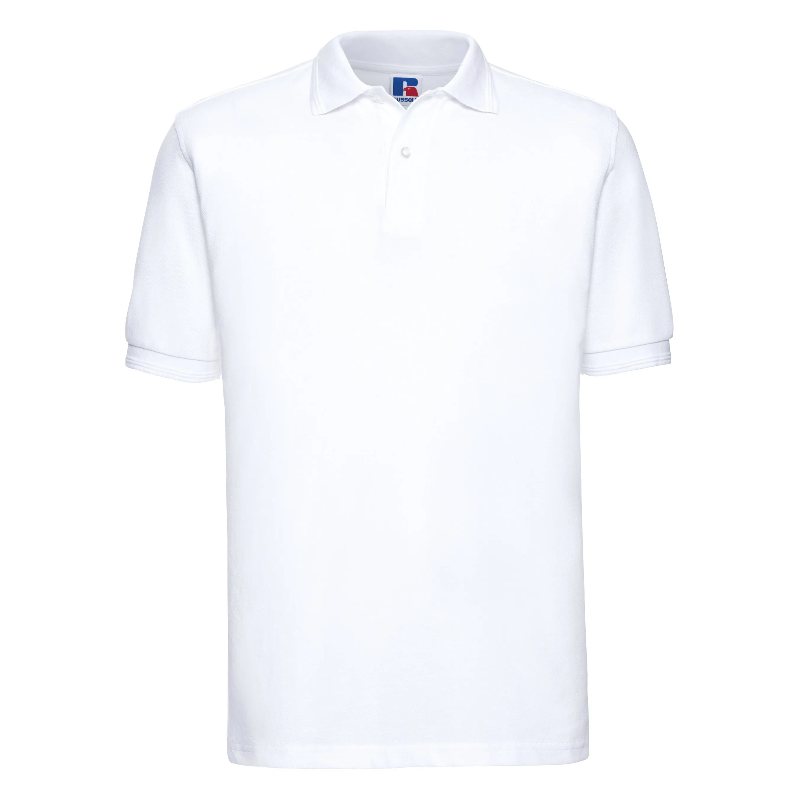 J570M Russell Hard Wearing Polo Shirt with Left Chest & Back Logo