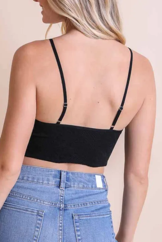 joelle bralette - black
