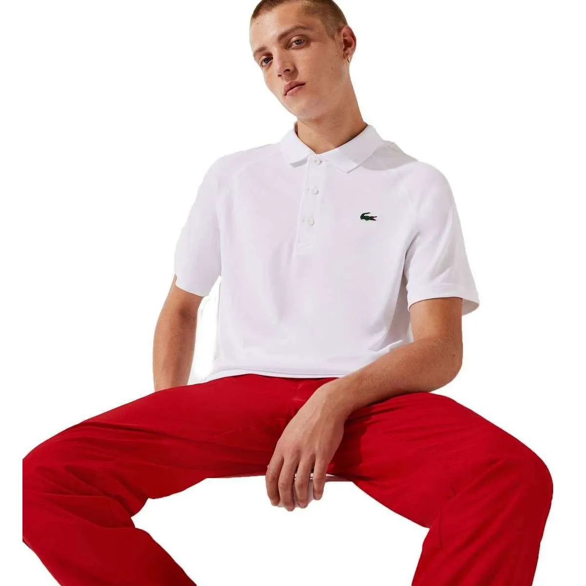 Lacoste Sports Performance Polo Shirt - White