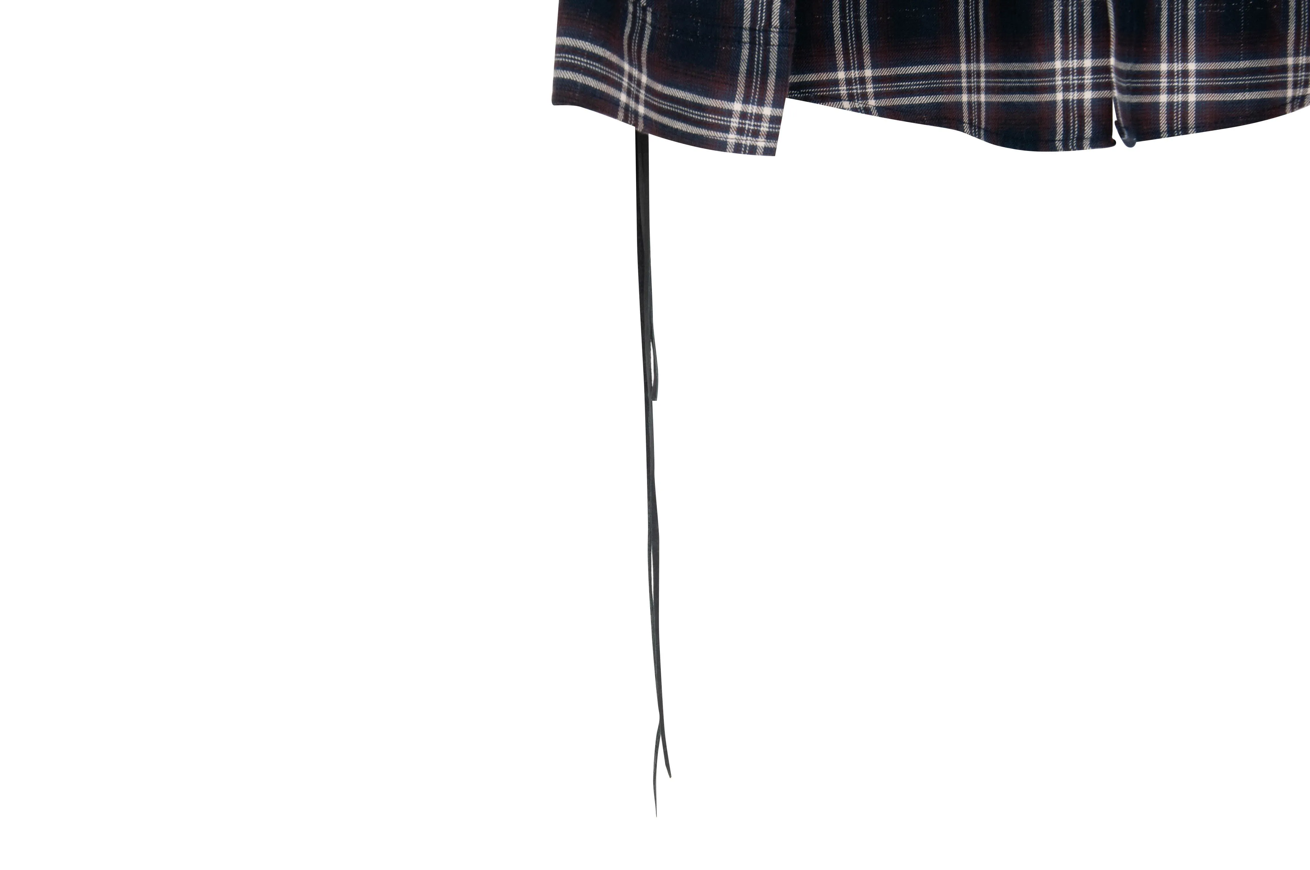 Leather Tassels Flannel