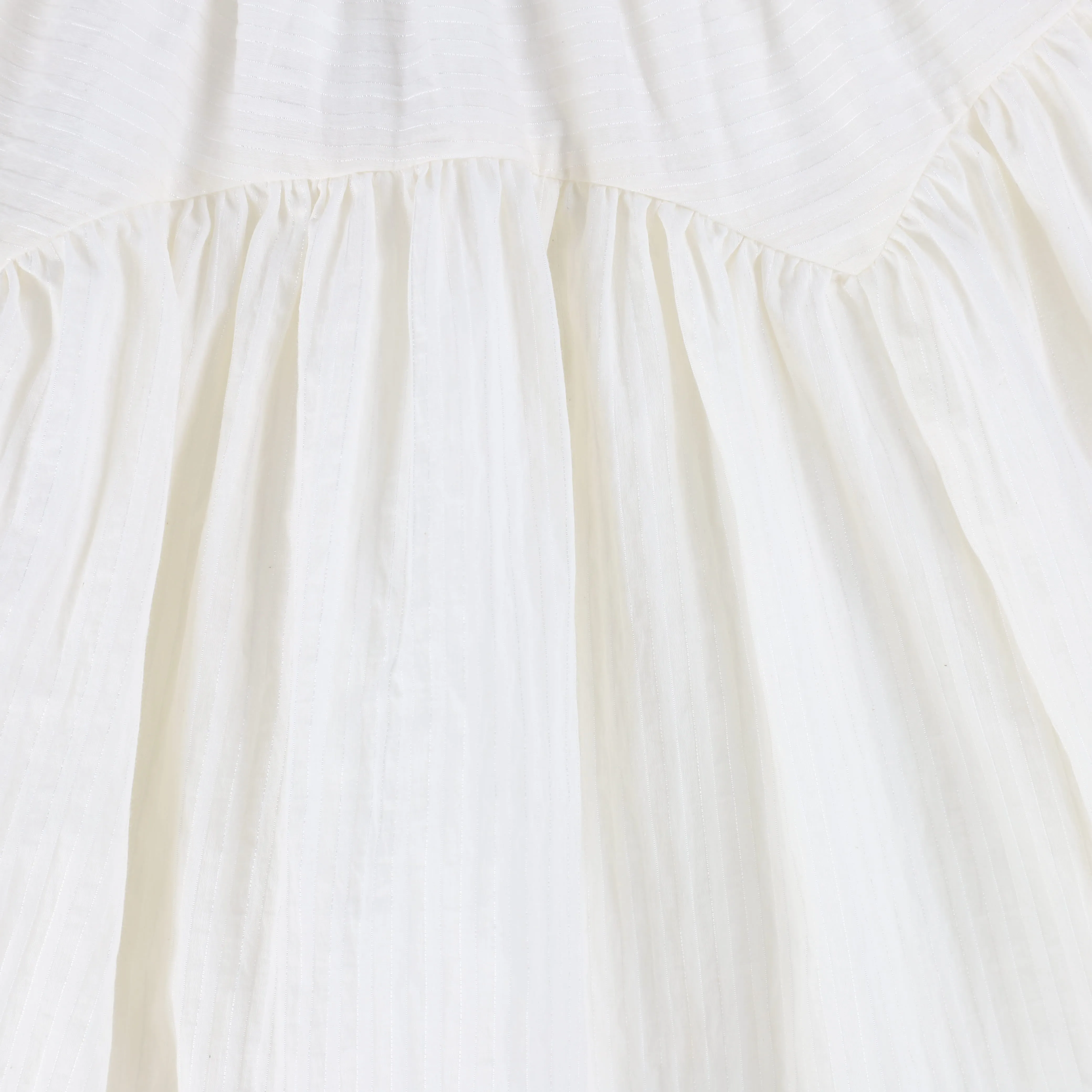 LEDUM WHITE TIERED SKIRT [Final Sale]