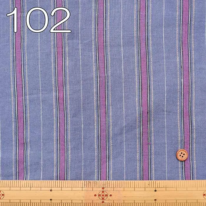Linen 60/1 yarn-dyed fabric Stripe