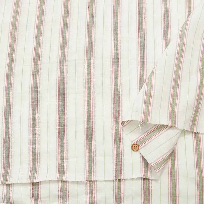 Linen 60/1 yarn-dyed fabric Stripe