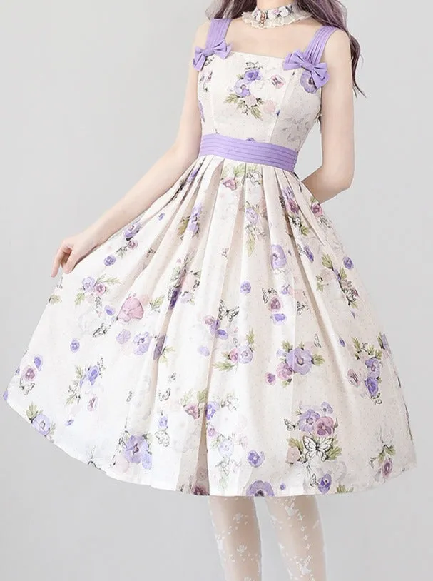 Lolita Flower Dress Retro