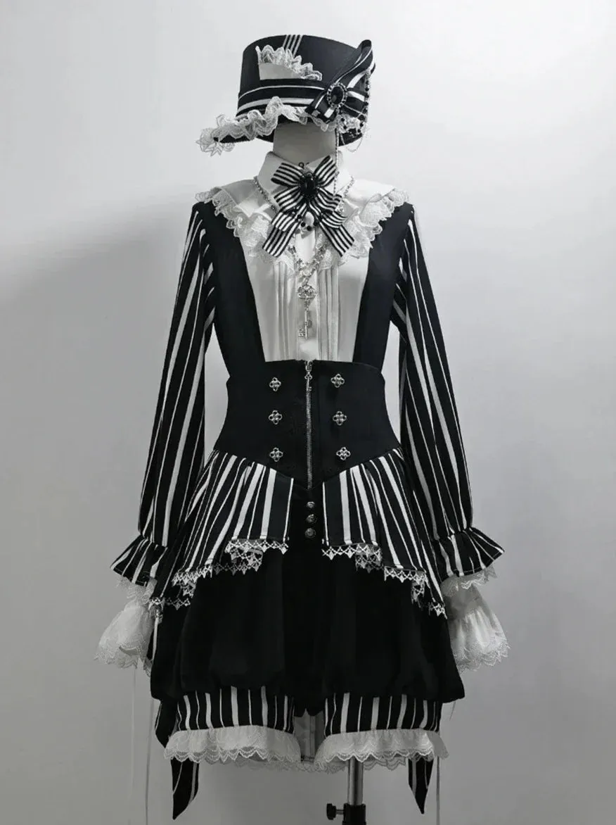 Lolita Retro Shirt   Wonderful Prince Trick Elegant Shorts