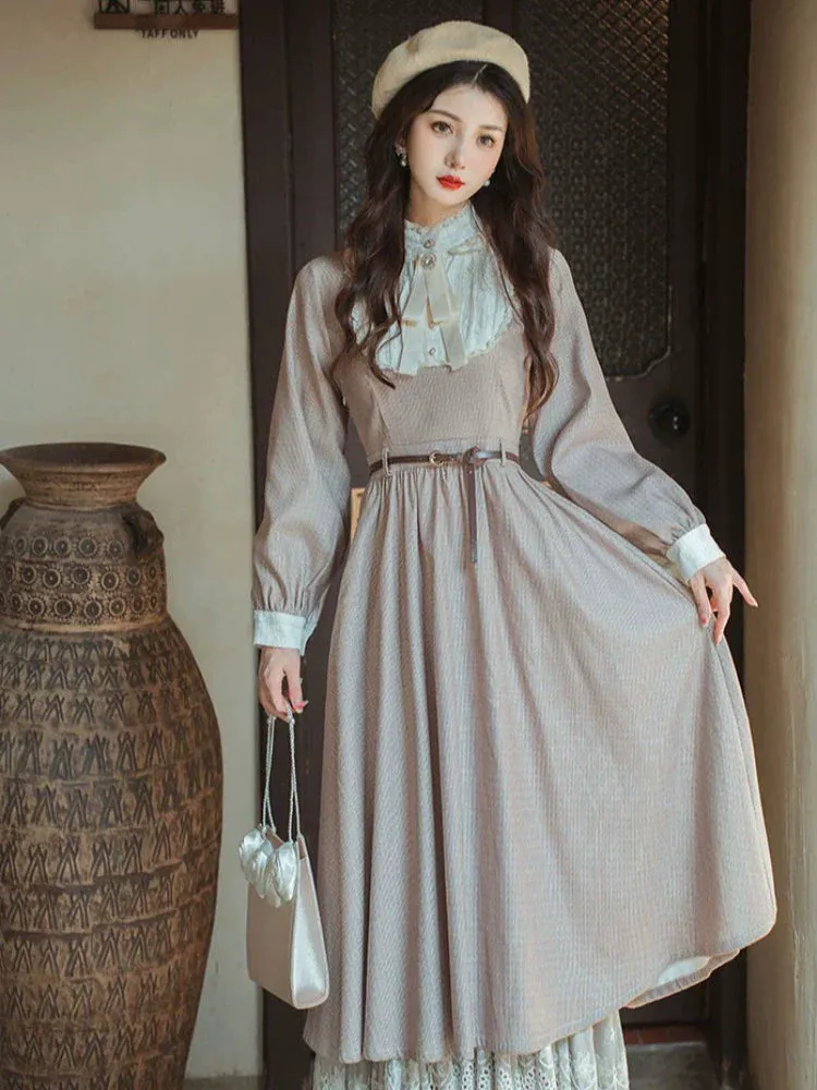 Long Girly Dress Retro