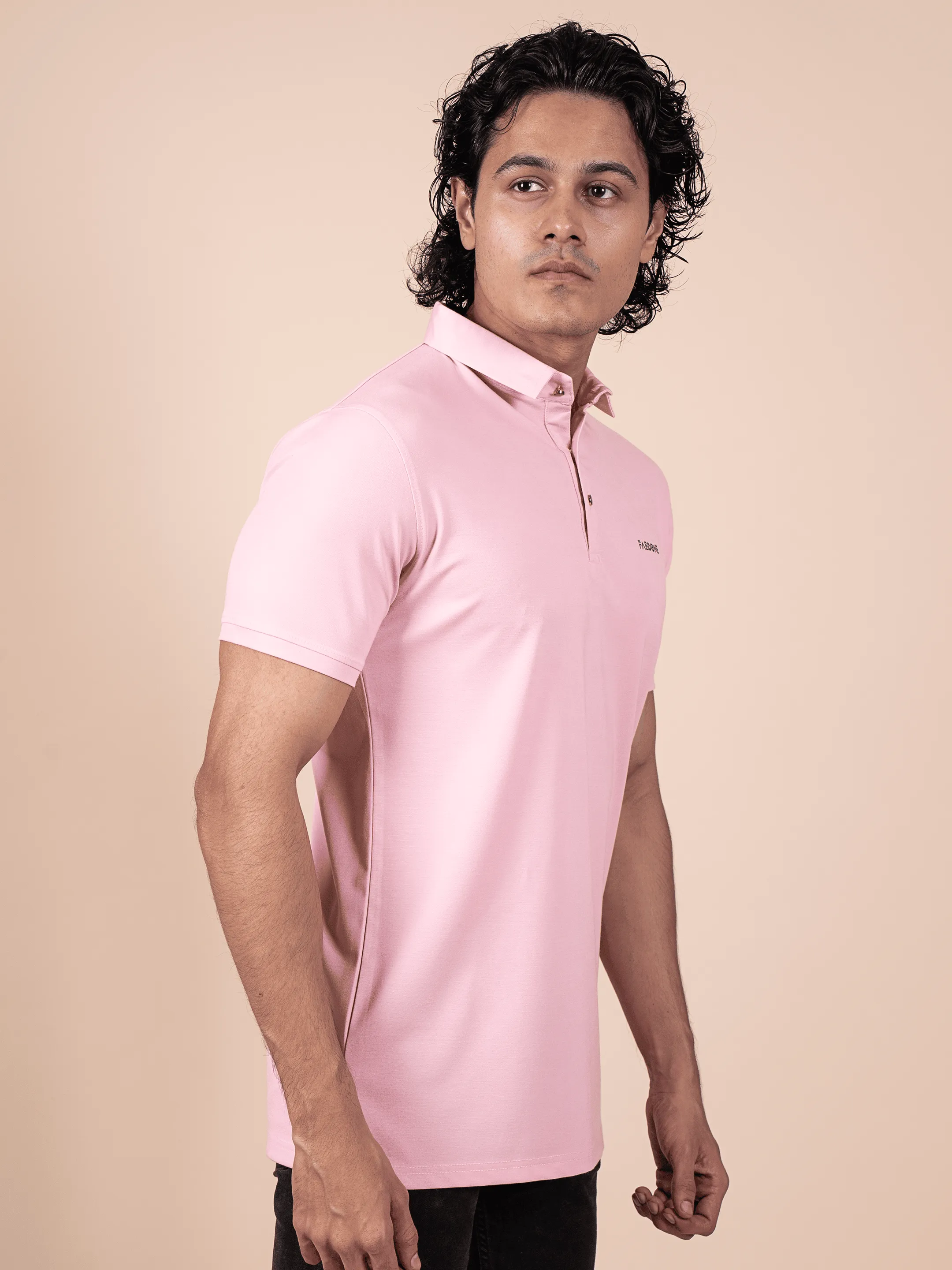 Luxy Pink Premium Polo T-shirts | FabDone