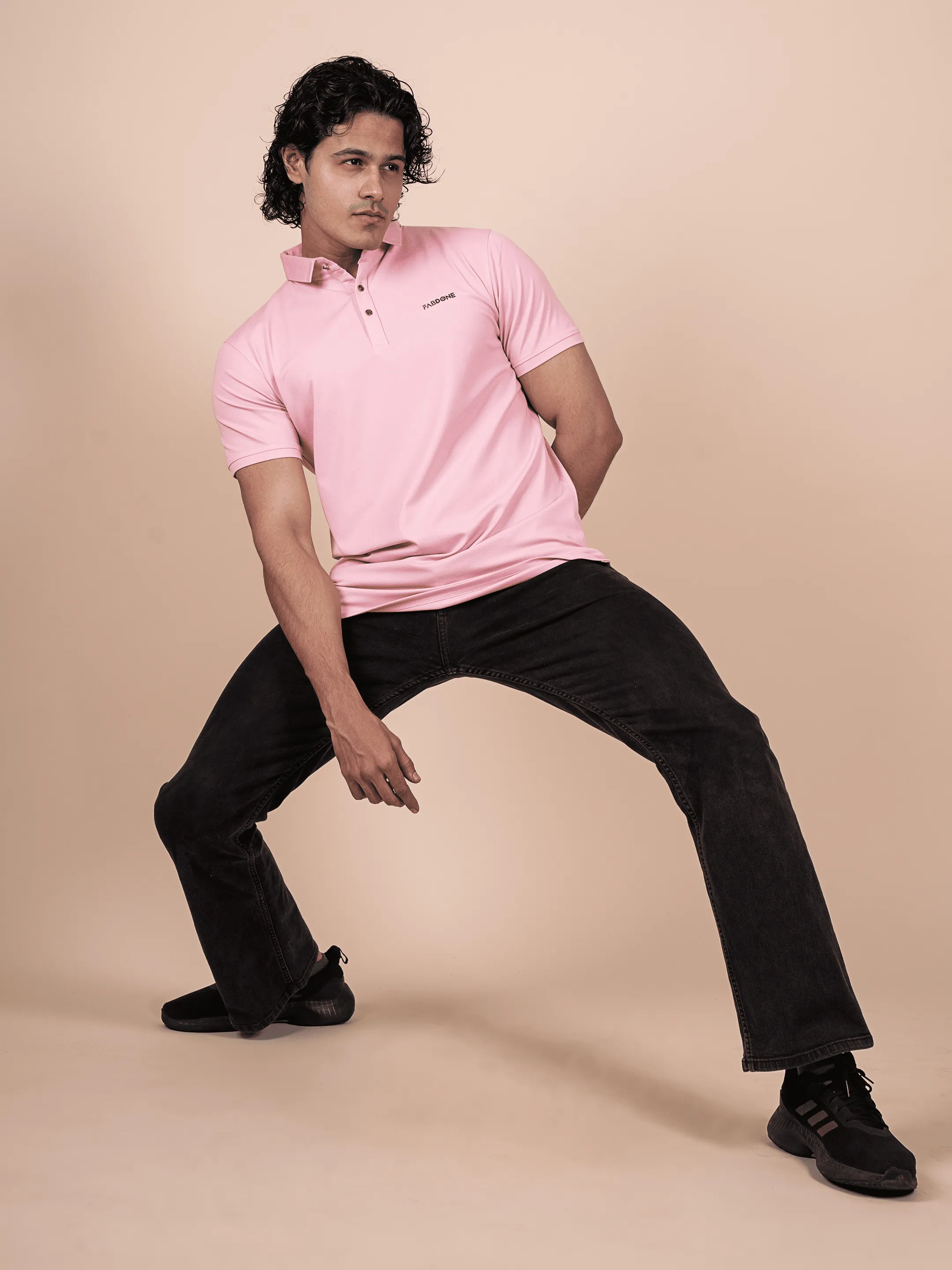 Luxy Pink Premium Polo T-shirts | FabDone