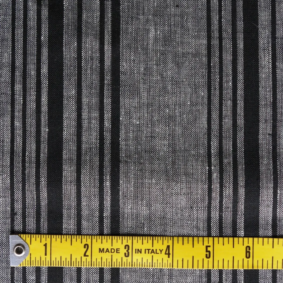 Manuela Black Stripe Linen