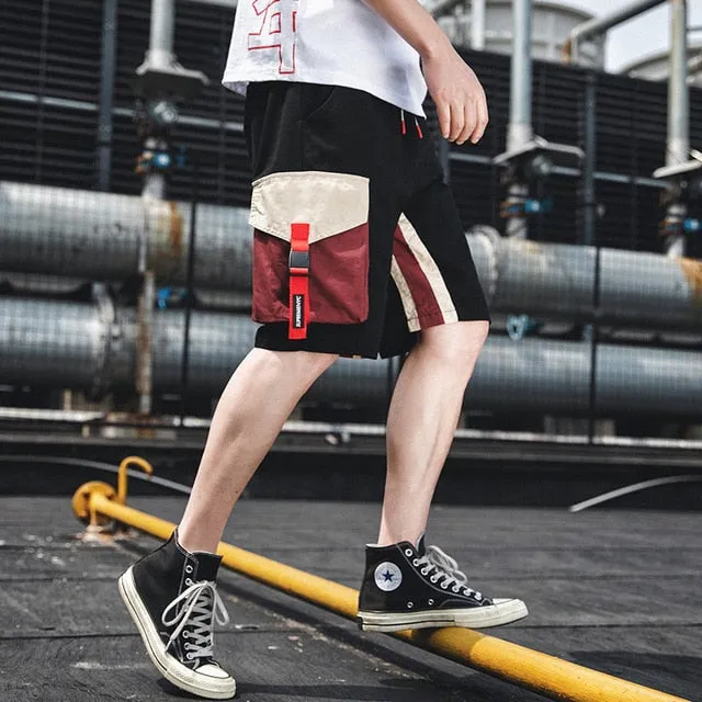 Men Summer Shorts Big Pockets Cargo Shorts High Street Fashion Army Green Military Tactical Shorts Men Loose