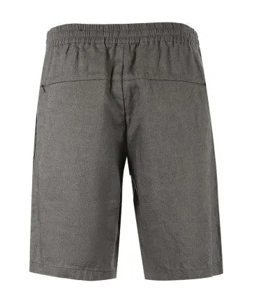 Men's Summer Linen Breathable Elastic Waist Shorts