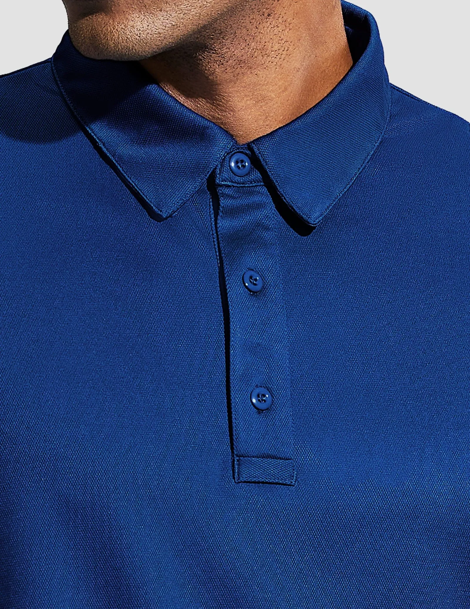 Men's Tactical Polo Shirts Outdoor Performance Collared Shirt