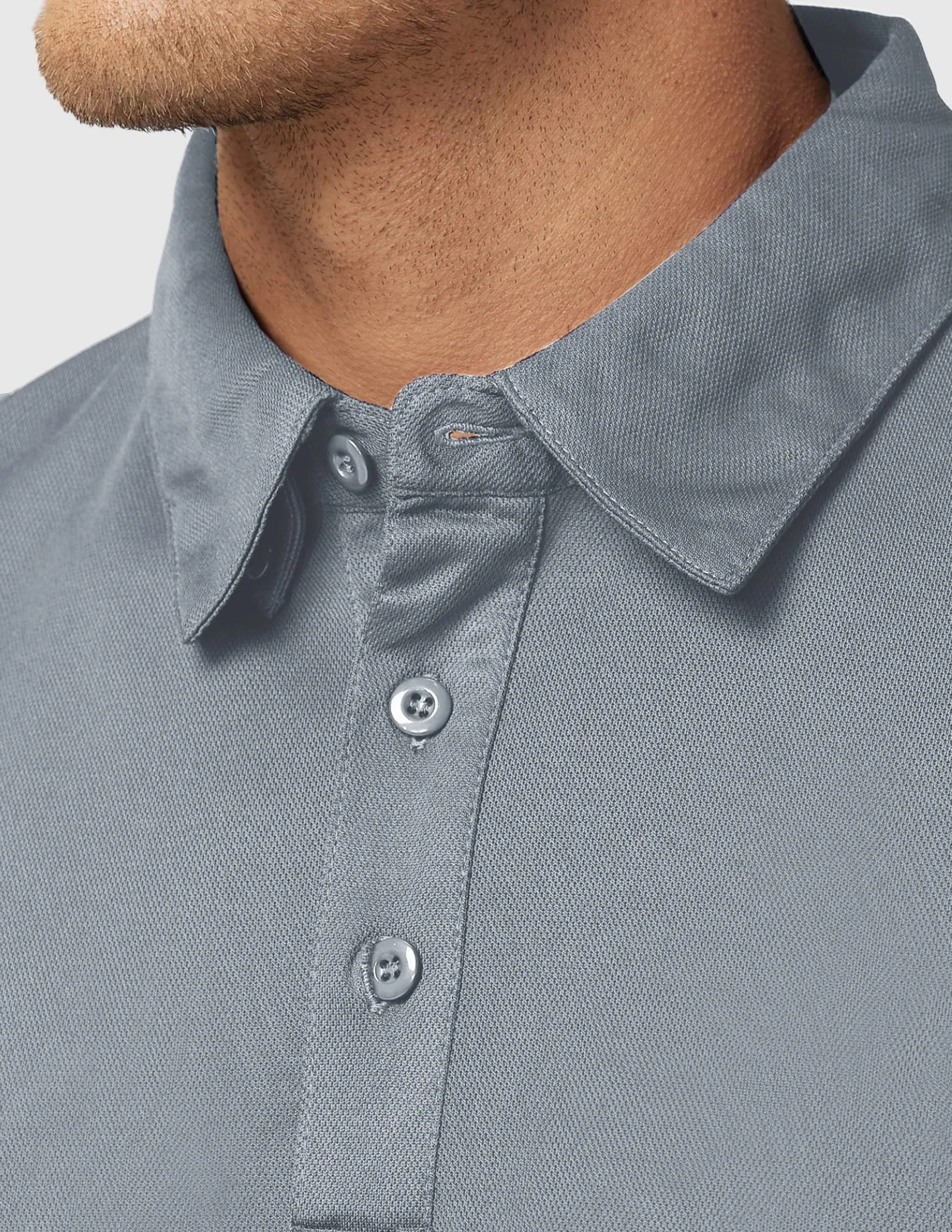 Men's Tactical Polo Shirts Outdoor Performance Collared Shirt