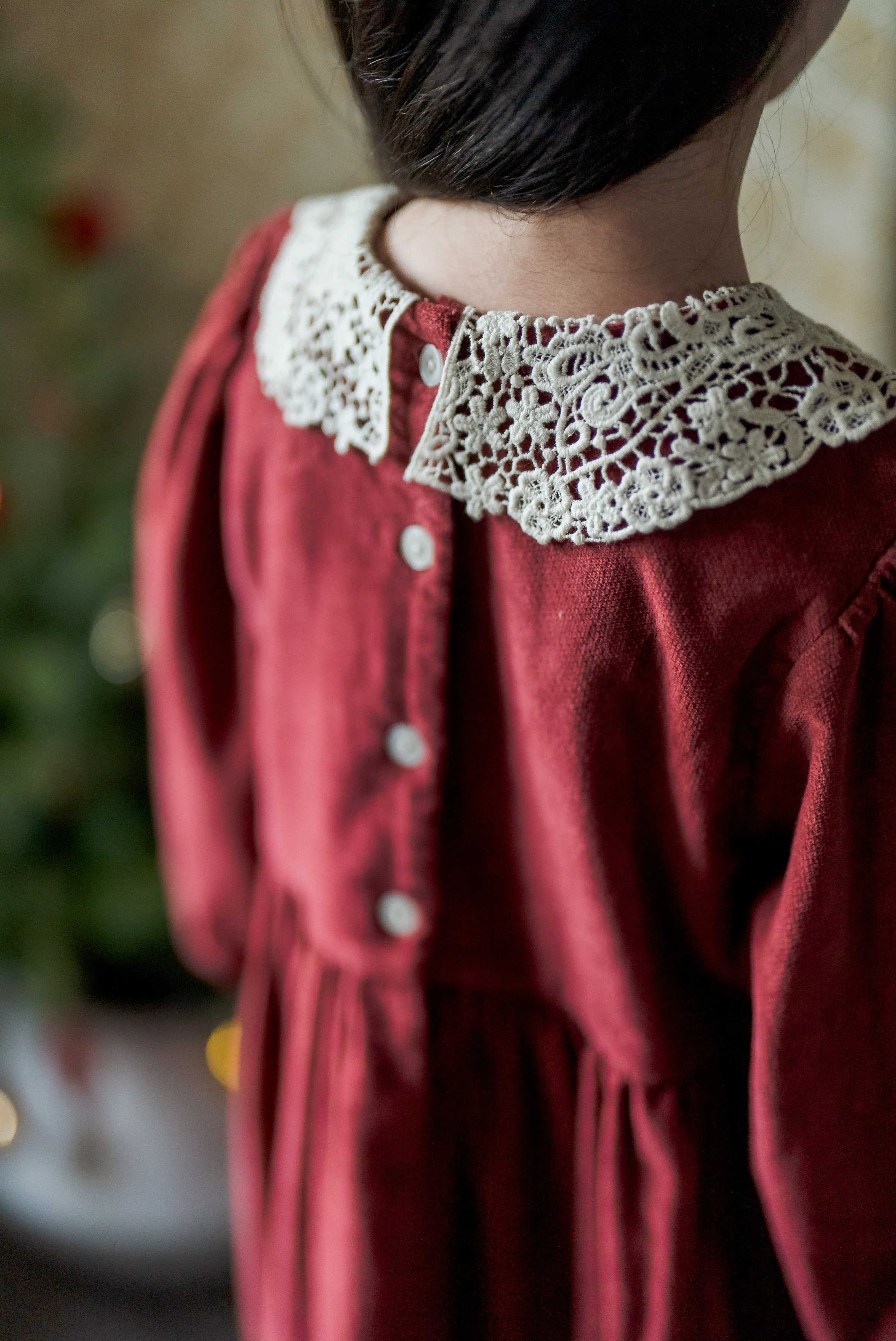 Mila Dress, Apple Butter Velvet