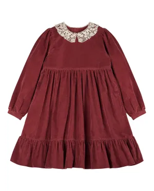 Mila Dress, Apple Butter Velvet