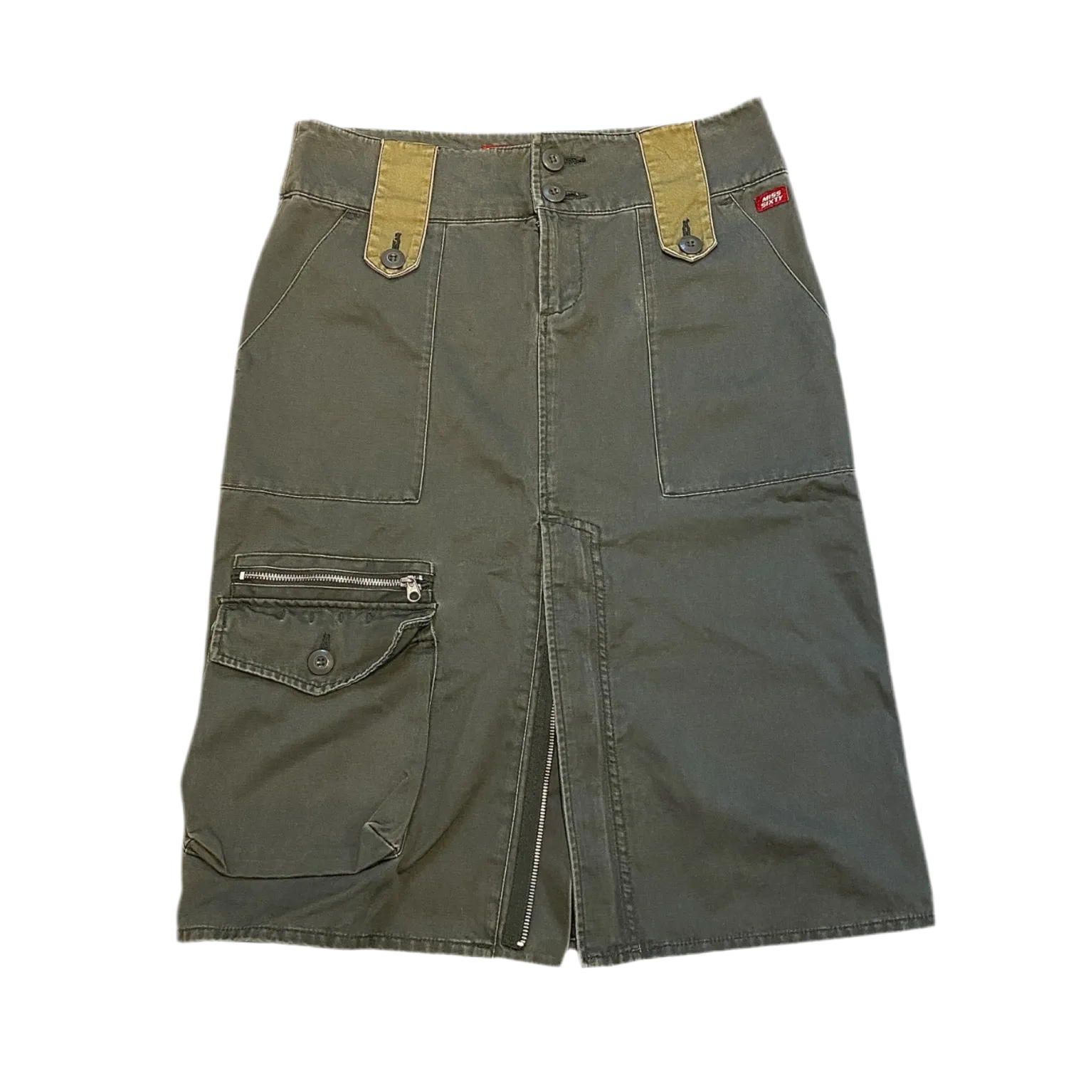 Miss Sixty Cargo Midi Skirt (S/M)