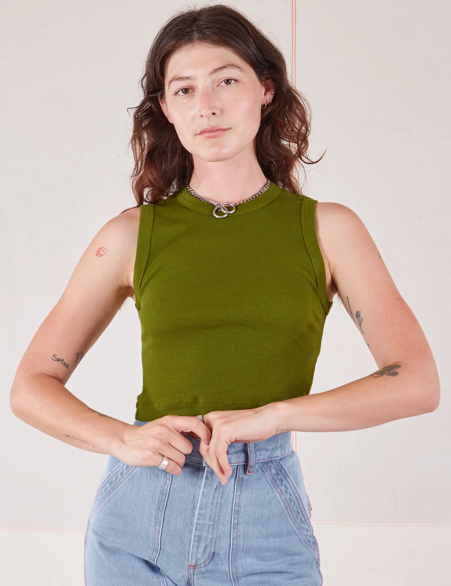 Muscle Tee - Summer Olive