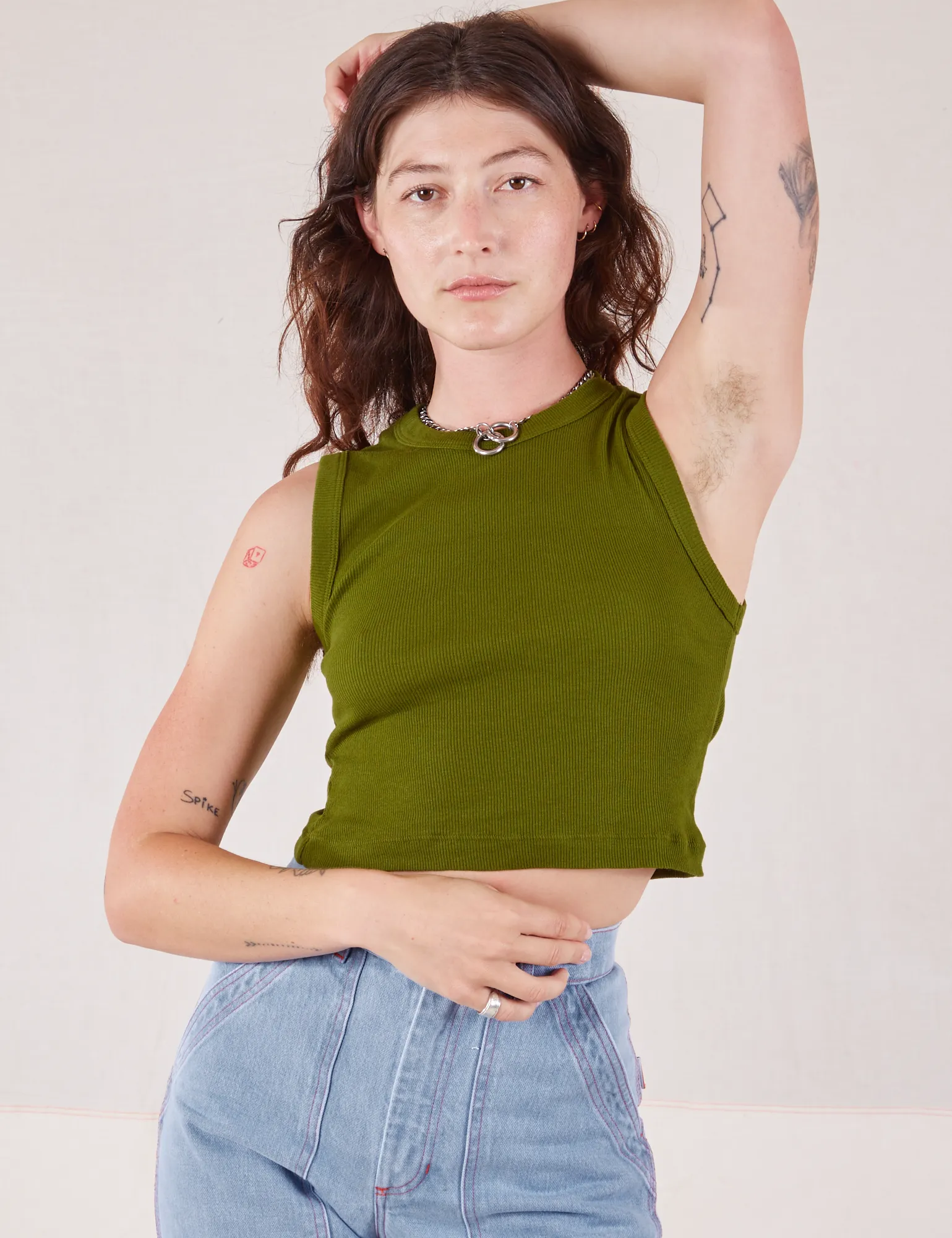 Muscle Tee - Summer Olive