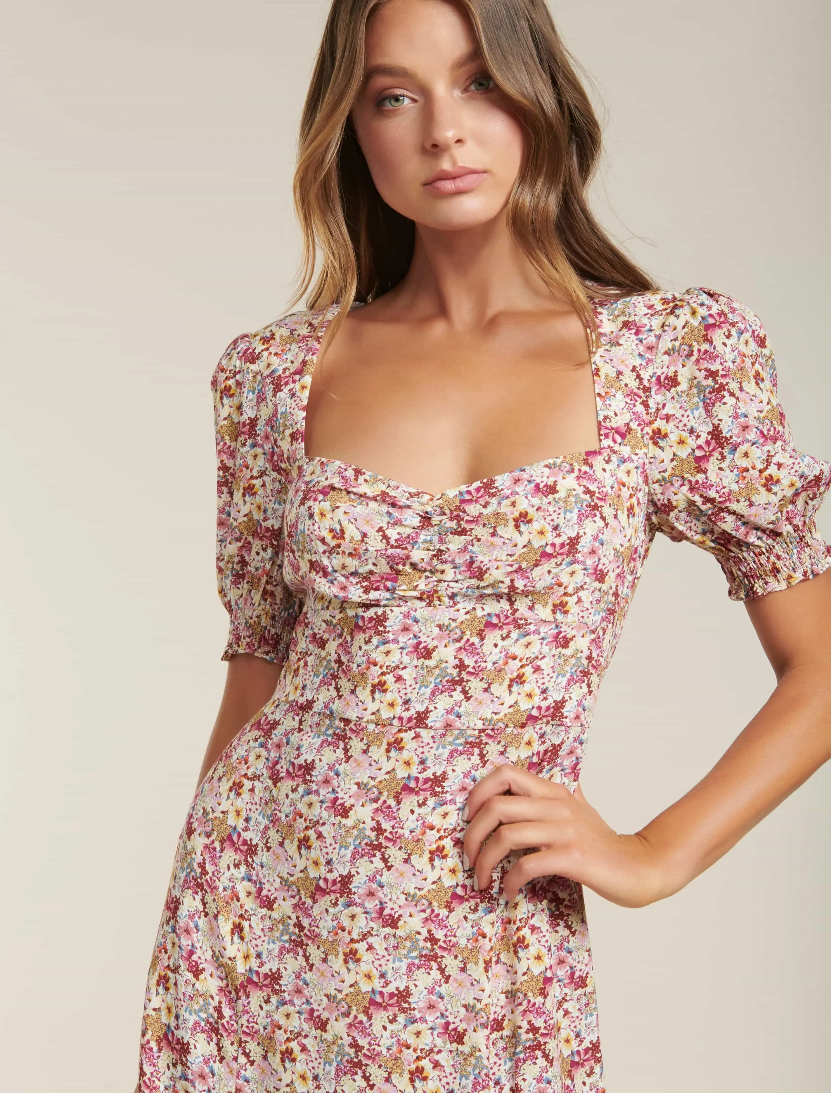 Nadine Short Sleeve Midi Dress