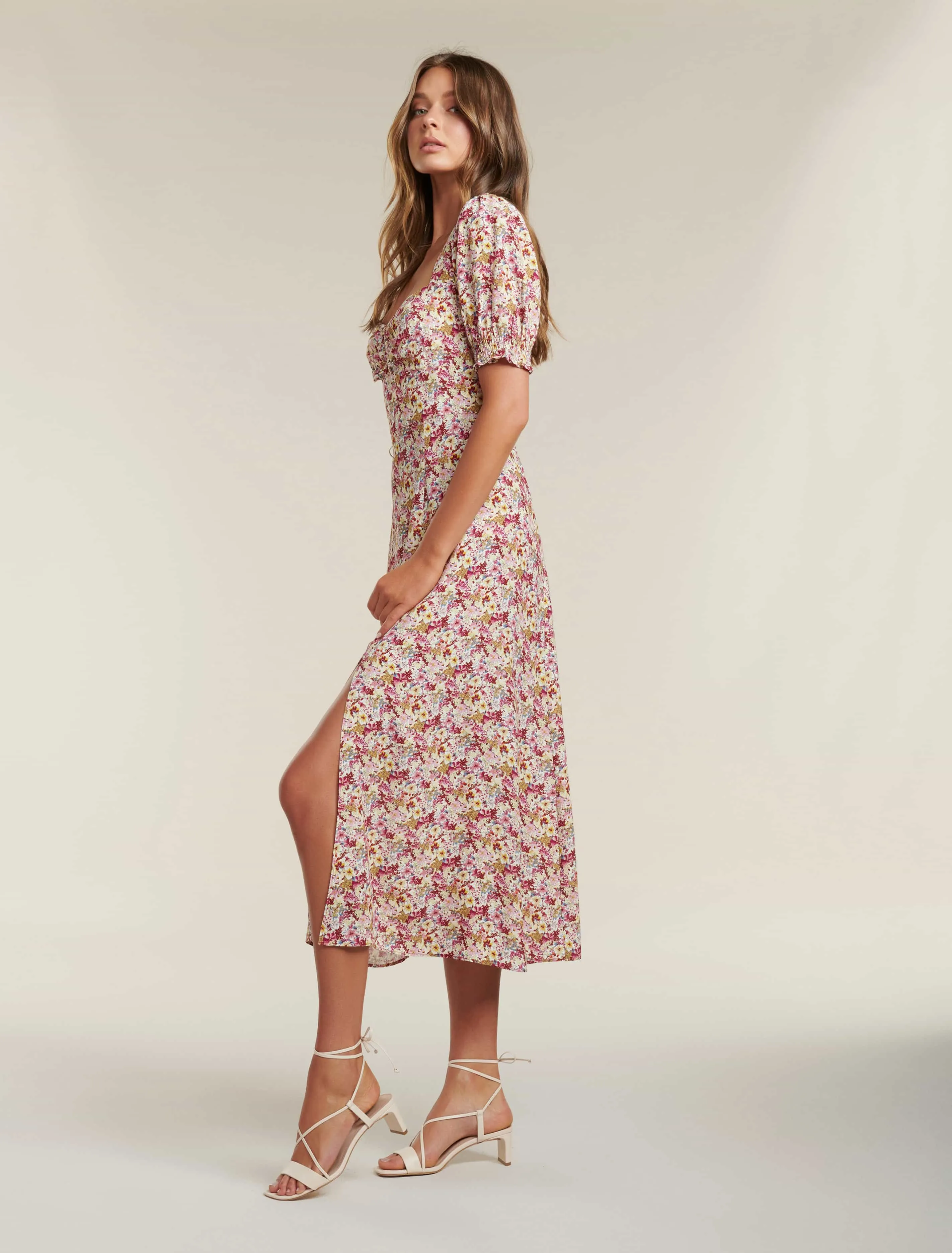 Nadine Short Sleeve Midi Dress
