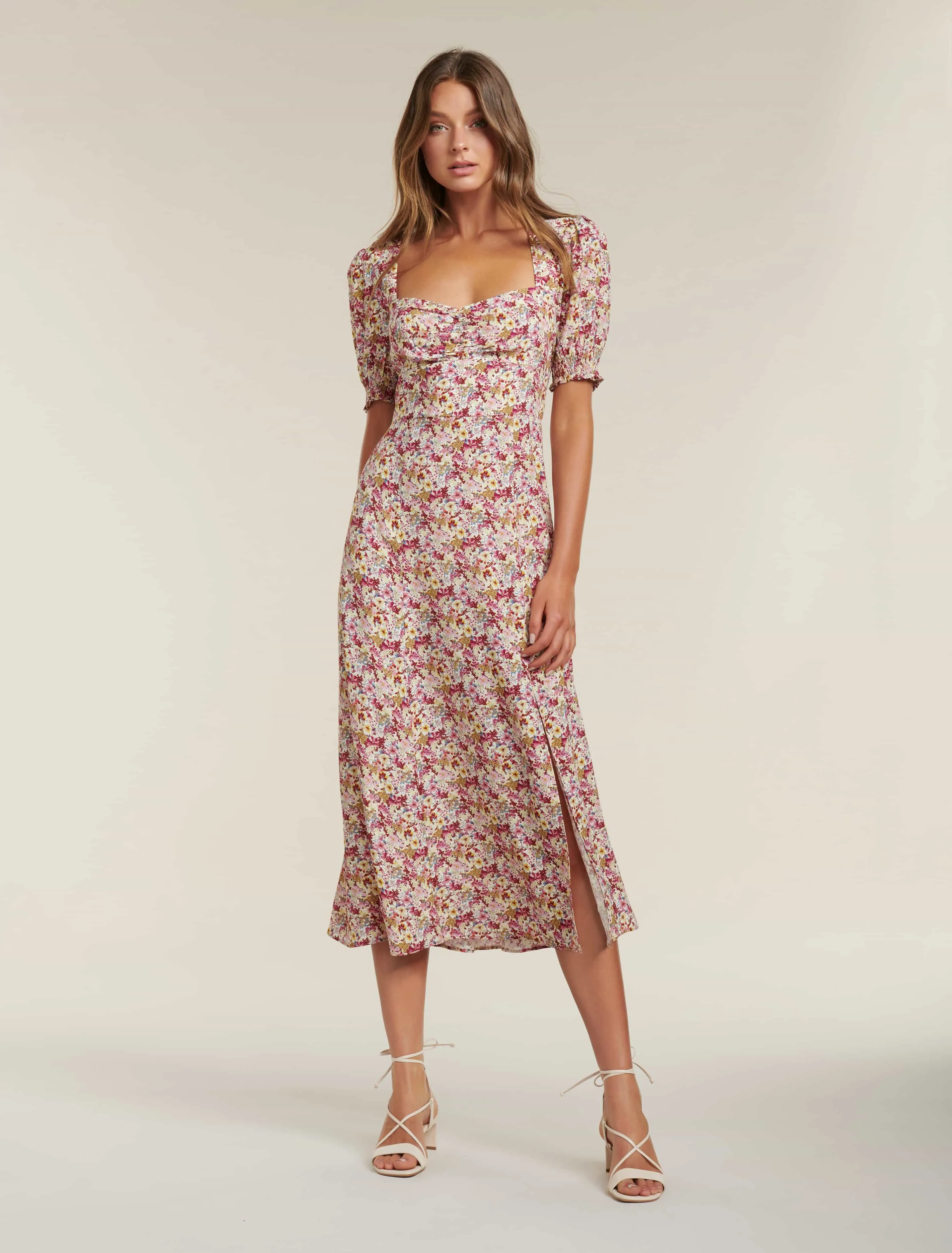 Nadine Short Sleeve Midi Dress
