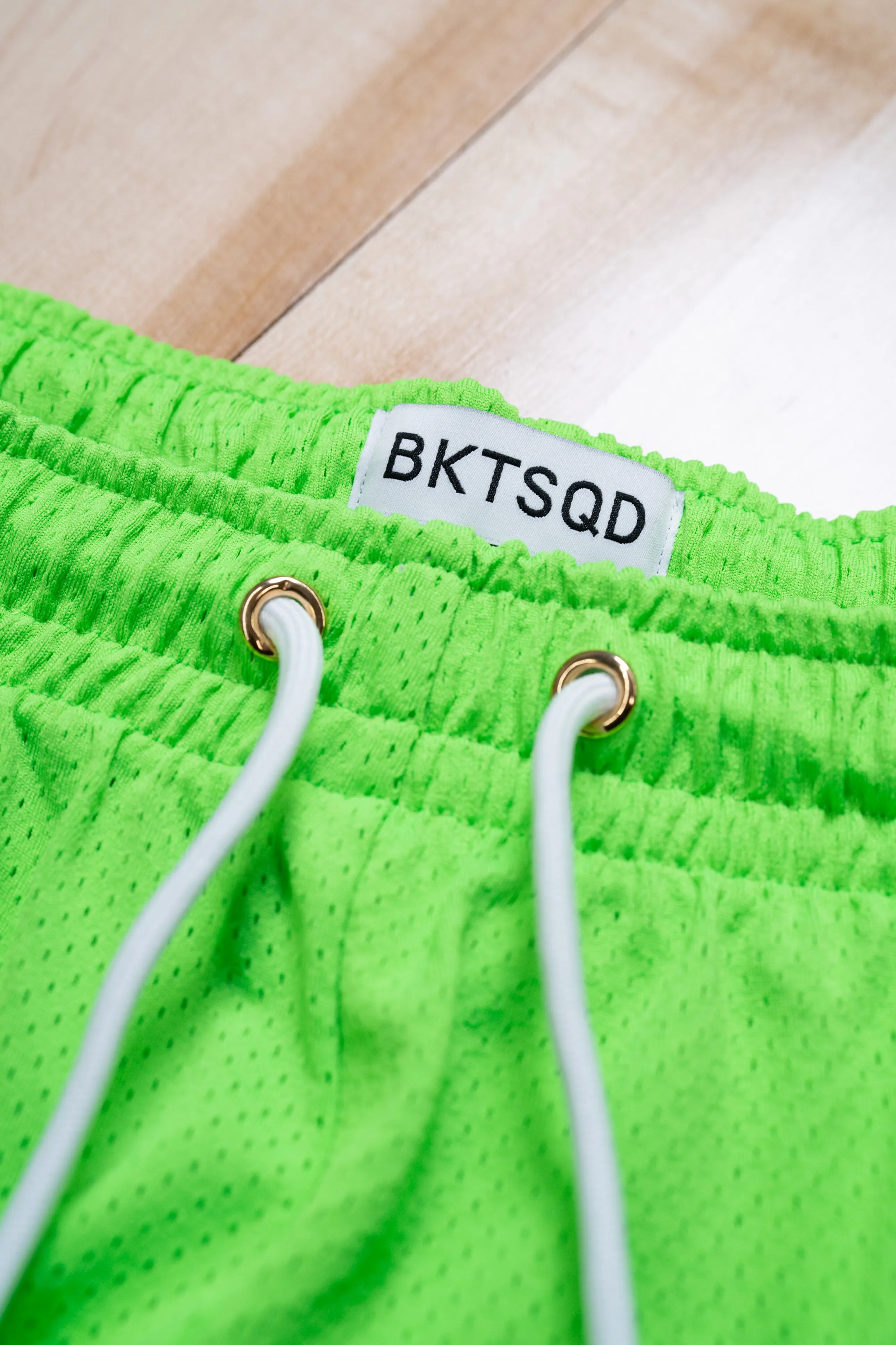 NEON GREEN SHORTS