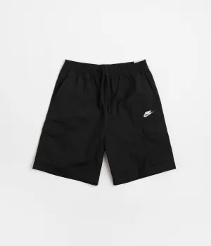 Nike Club Cargo Shorts - Black / White