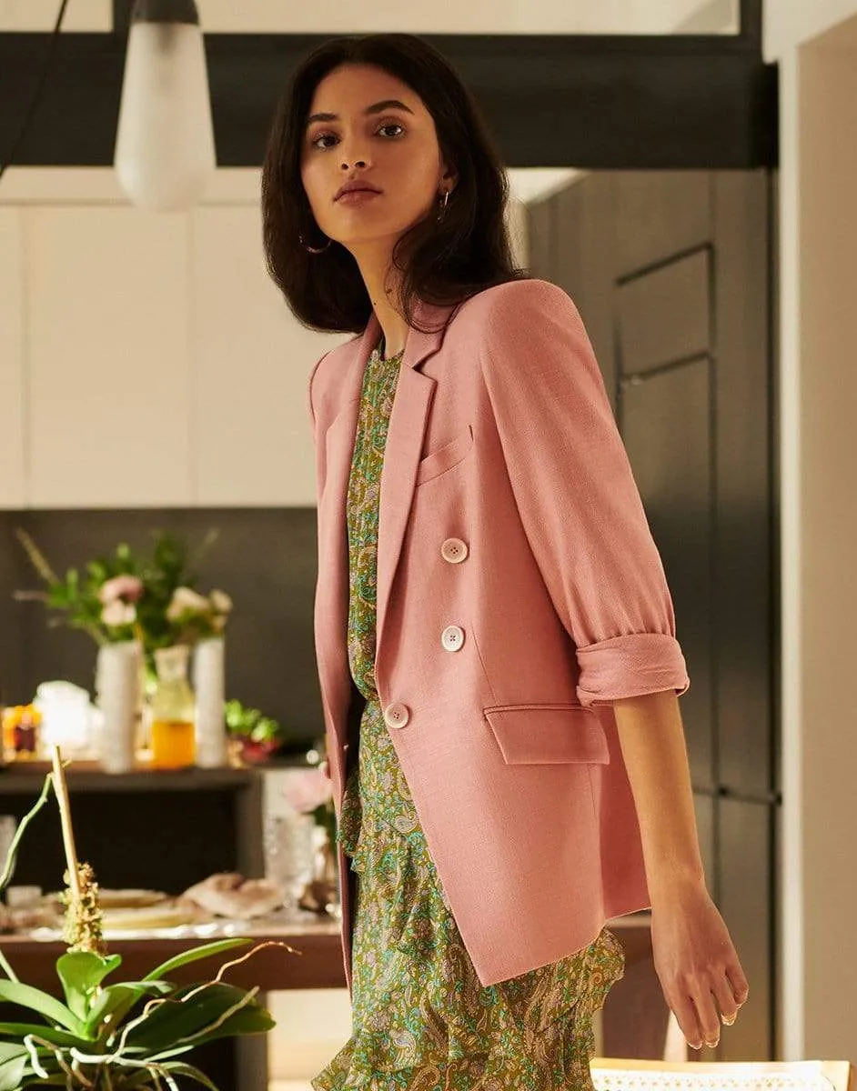 Odile Sateen-Twill Dickey Jacket