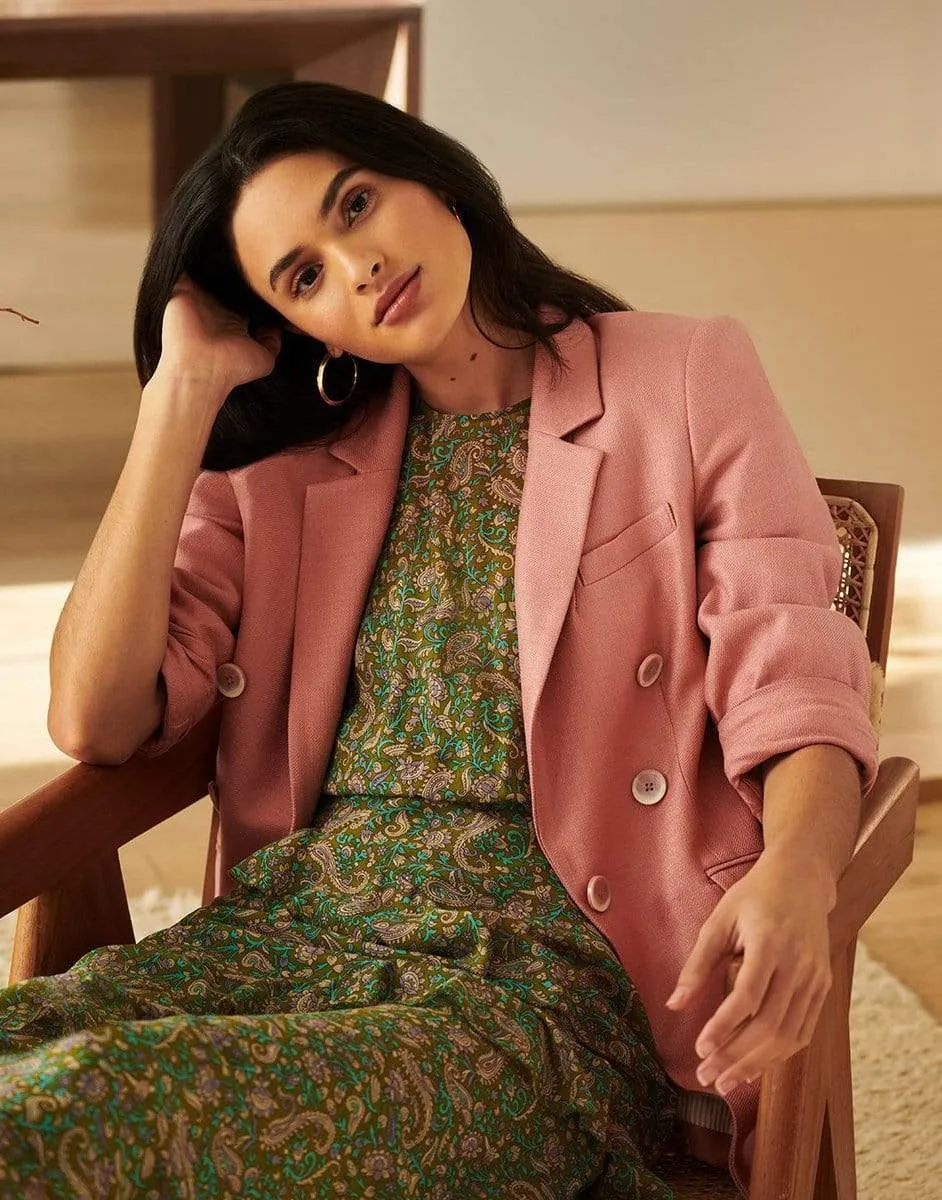 Odile Sateen-Twill Dickey Jacket