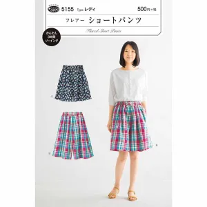 Pattern pattern pattern flare shorts