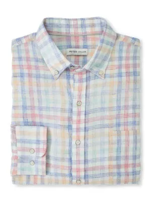 Peter Millar Hammock Linen Sport Shirt