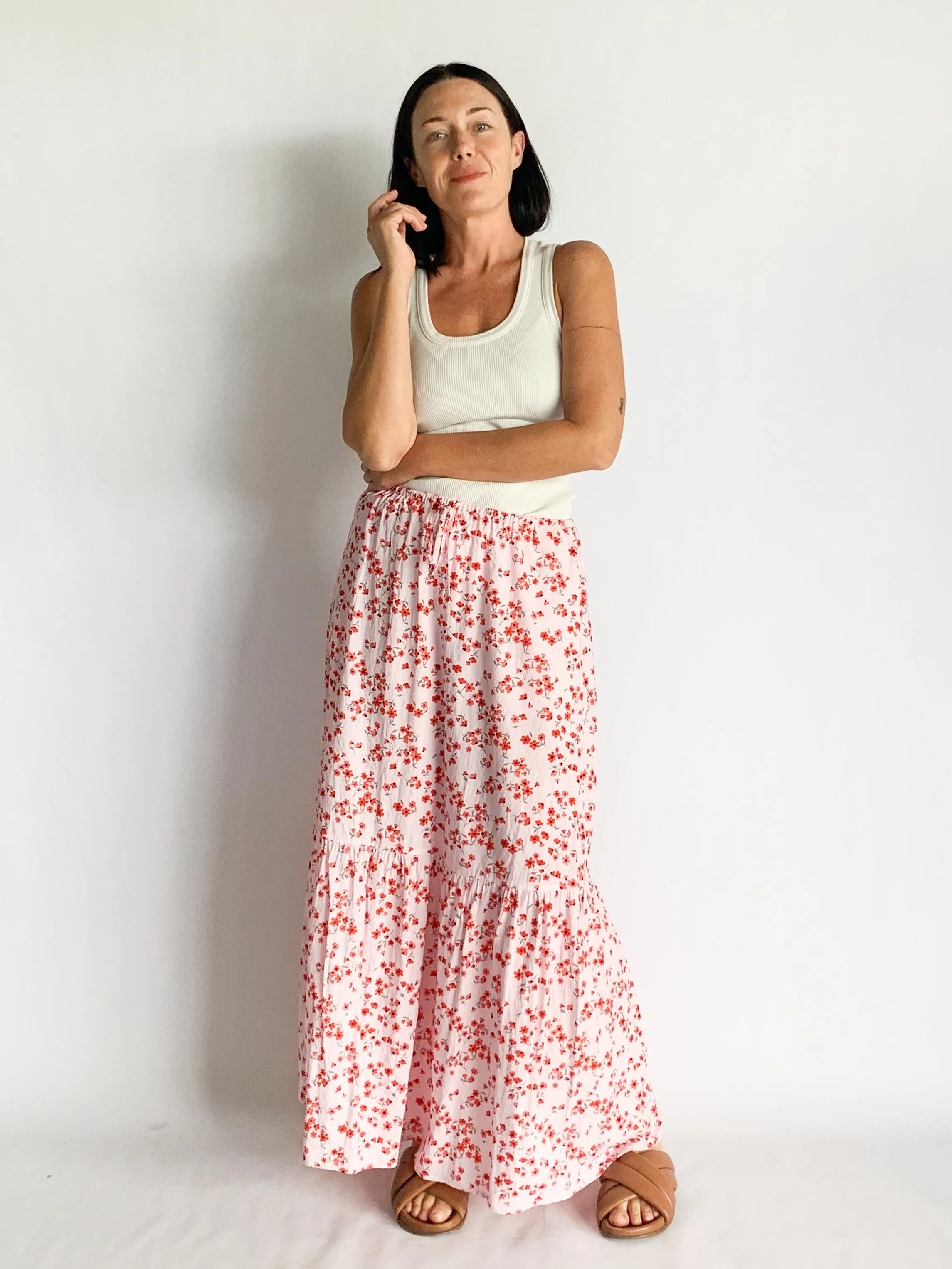 Posey Holiday Tiered Skirt