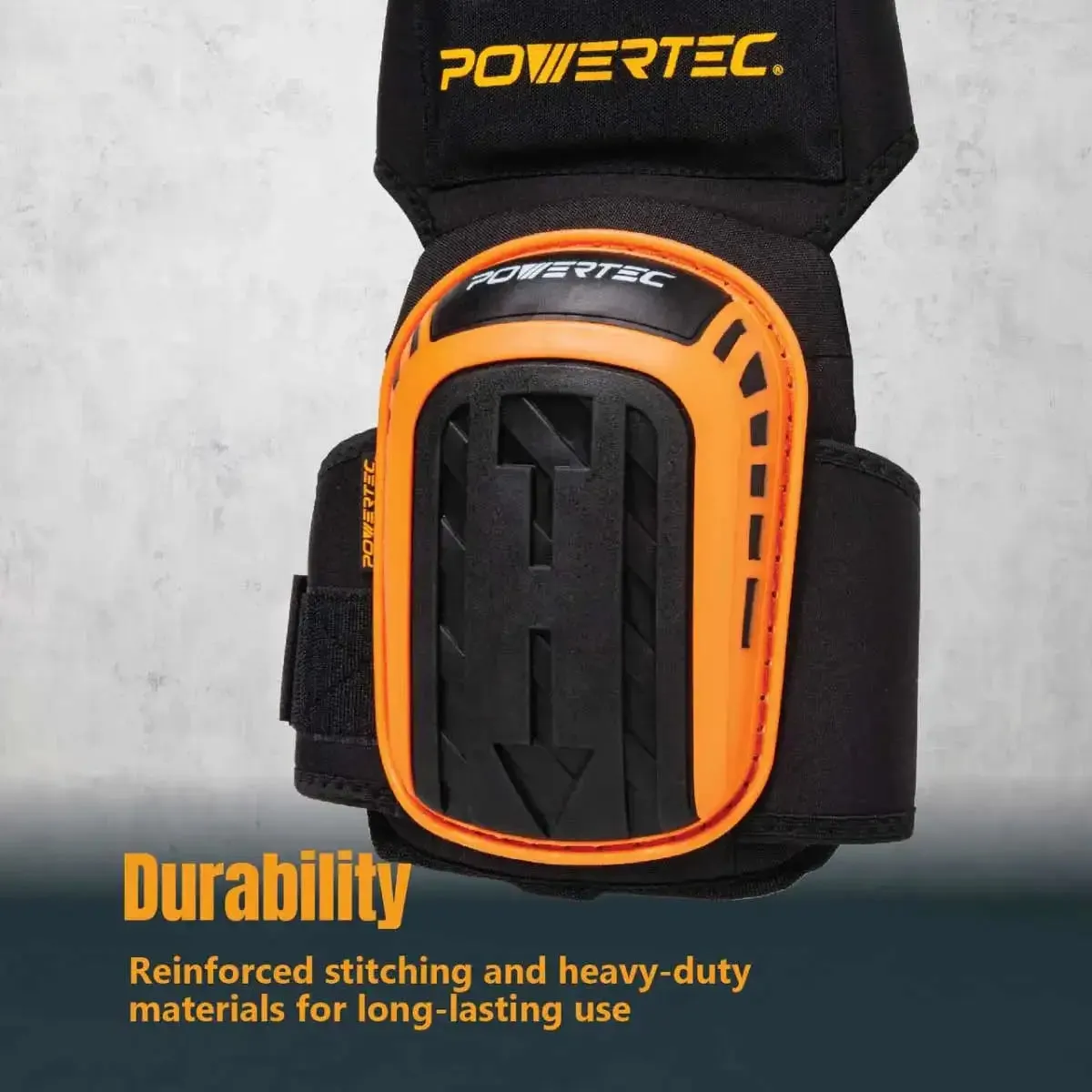 POWERTEC Thick Gel Foam Premium Knee Pads