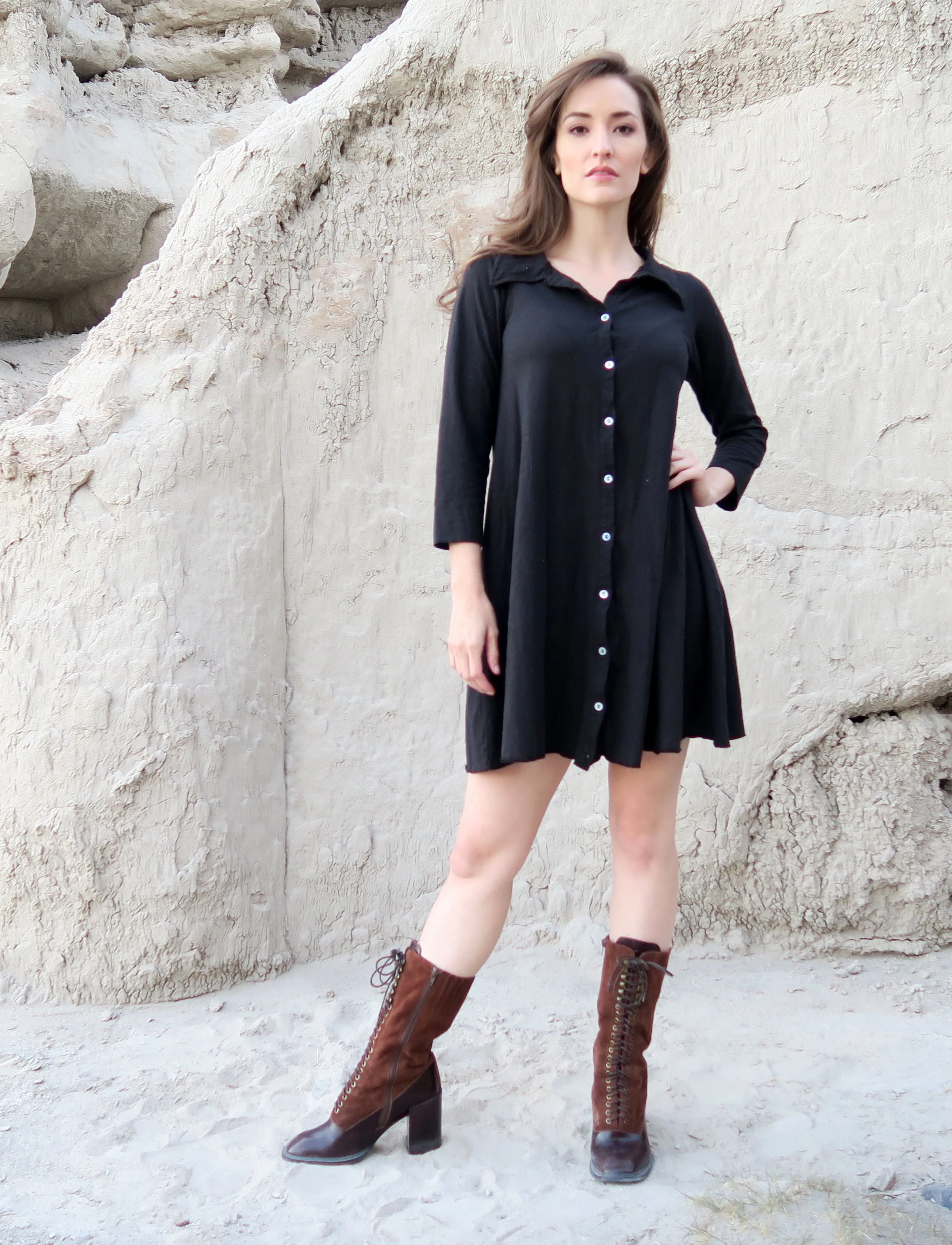 Prairie Button Front Wanderer Tunic