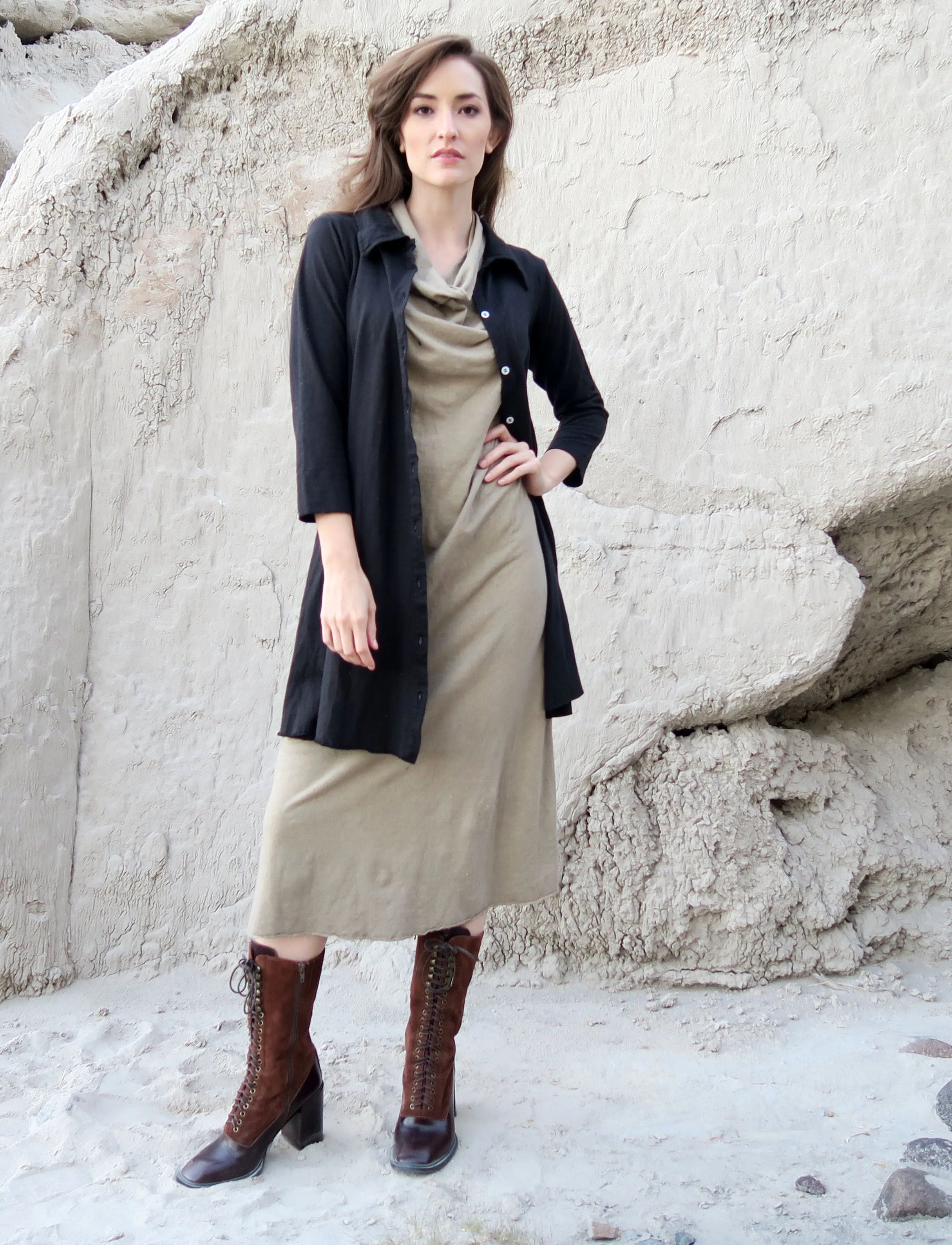 Prairie Button Front Wanderer Tunic
