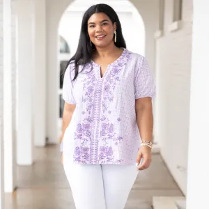 Prairie Girl Top, Lavender