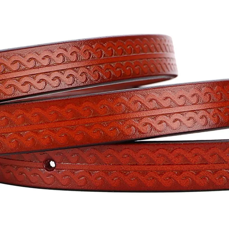 Prairie Siren-Women's Western Belt-Slim Minimalist Design for Dresses